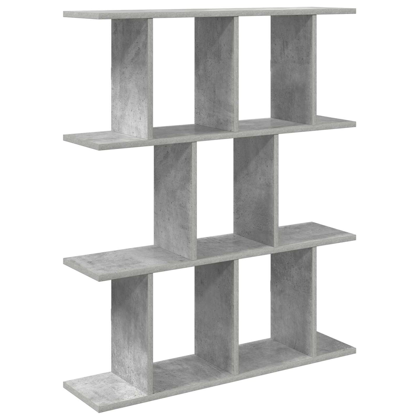 Vegghylle Betonggrå 102 x 20 x 96 cm Konstruert tre