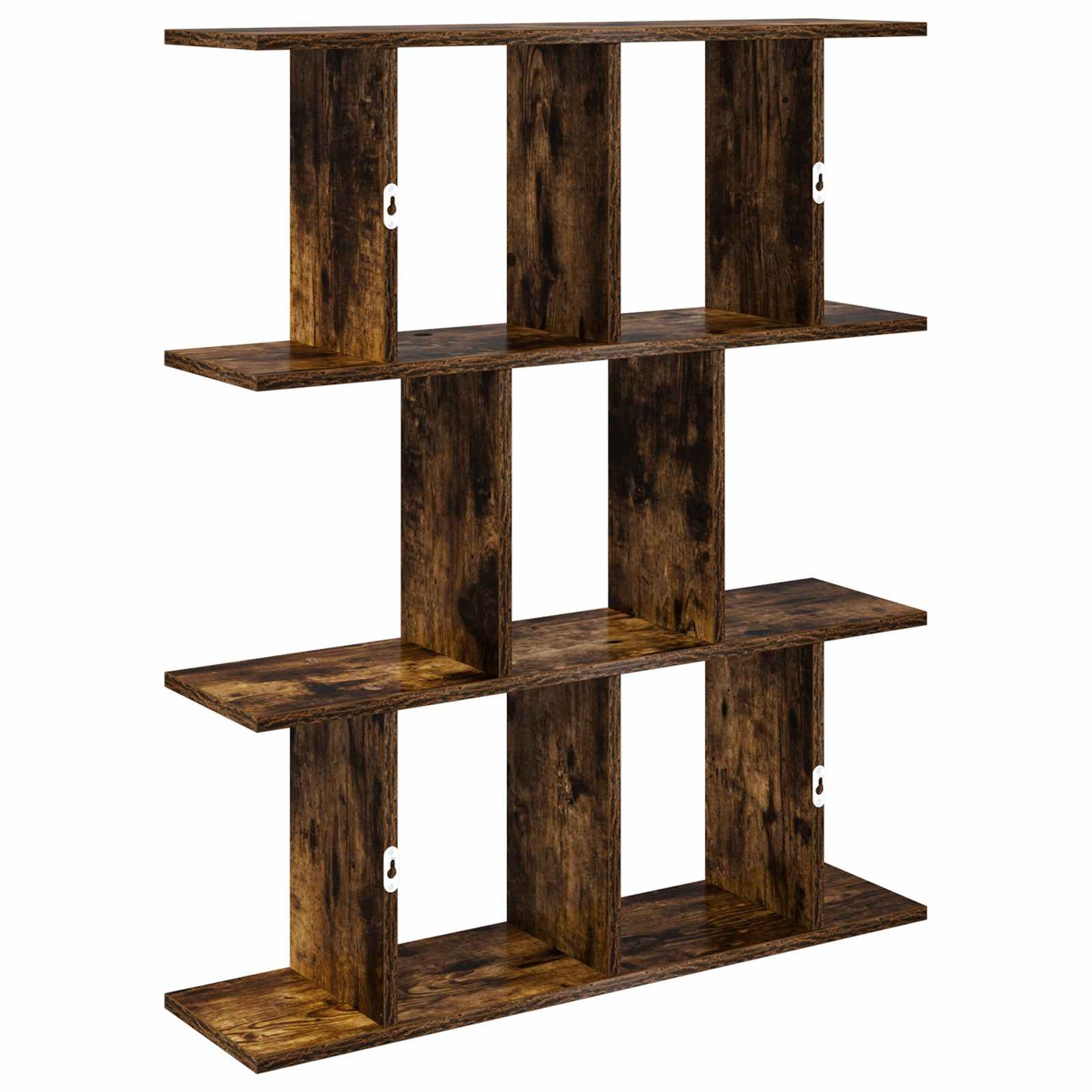 Vegghylle Røkt Eik 102 x 20 x 96 cm Konstruert tre