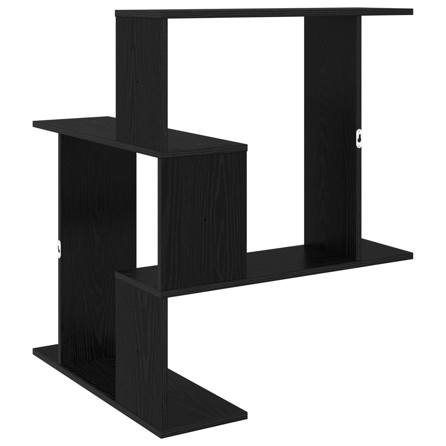 Vegghylle Svart eik 67 x 67 x 87 cm Konstruert tre