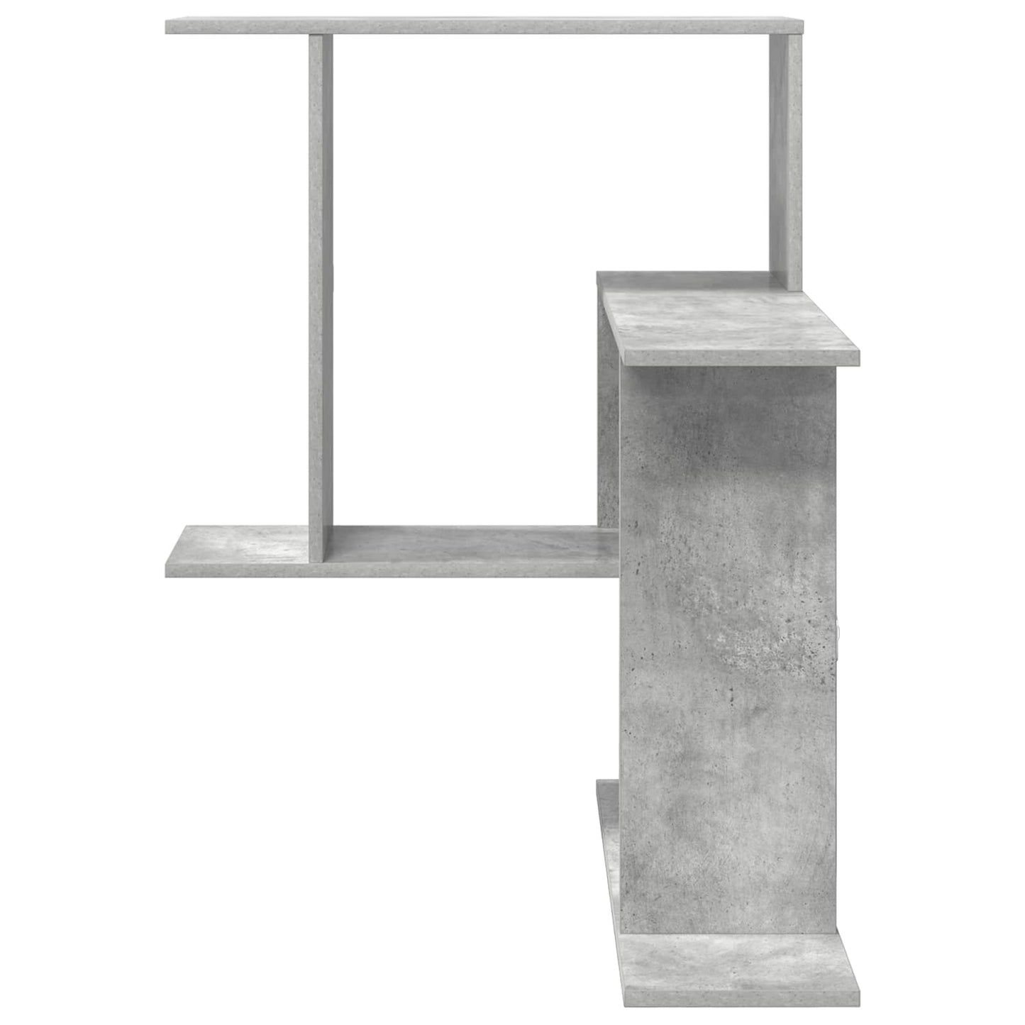 Vegghylle Betonggrå 67 x 67 x 87 cm Konstruert tre