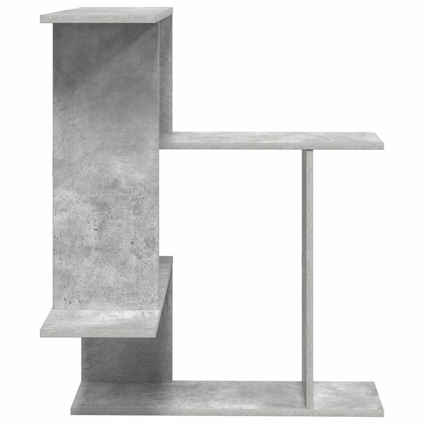 Vegghylle Betonggrå 67 x 67 x 87 cm Konstruert tre