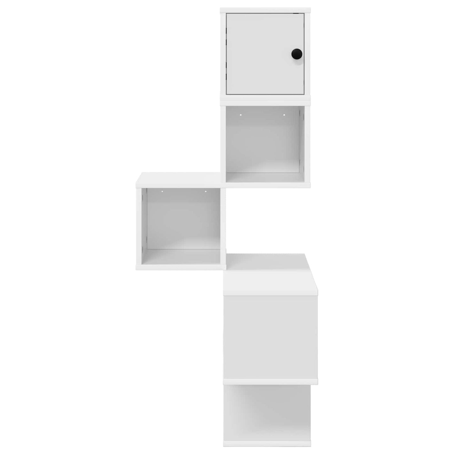 Vegghjørneskap Hvit 48 x 48 x 120 cm Konstruert tre