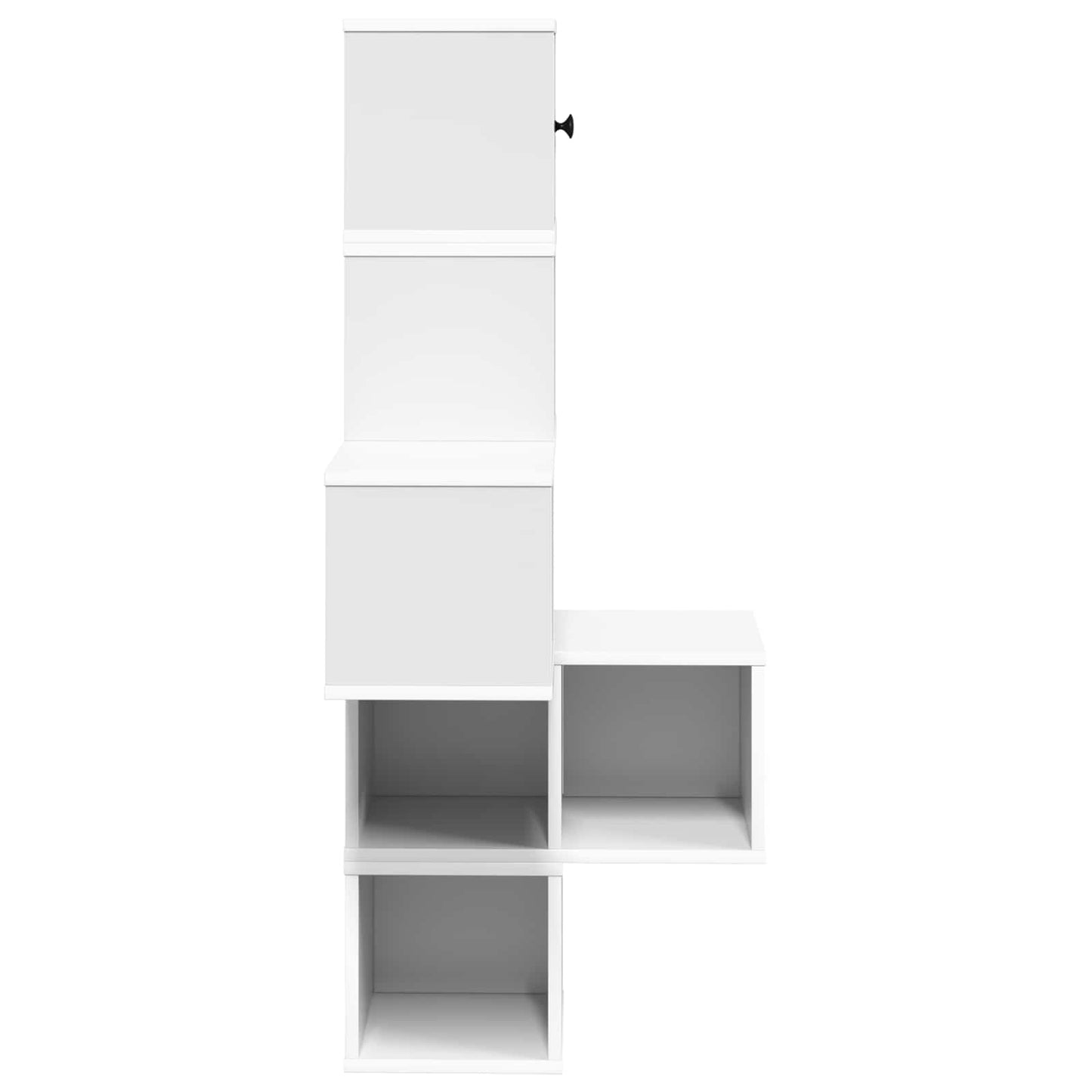 Vegghjørneskap Hvit 48 x 48 x 120 cm Konstruert tre