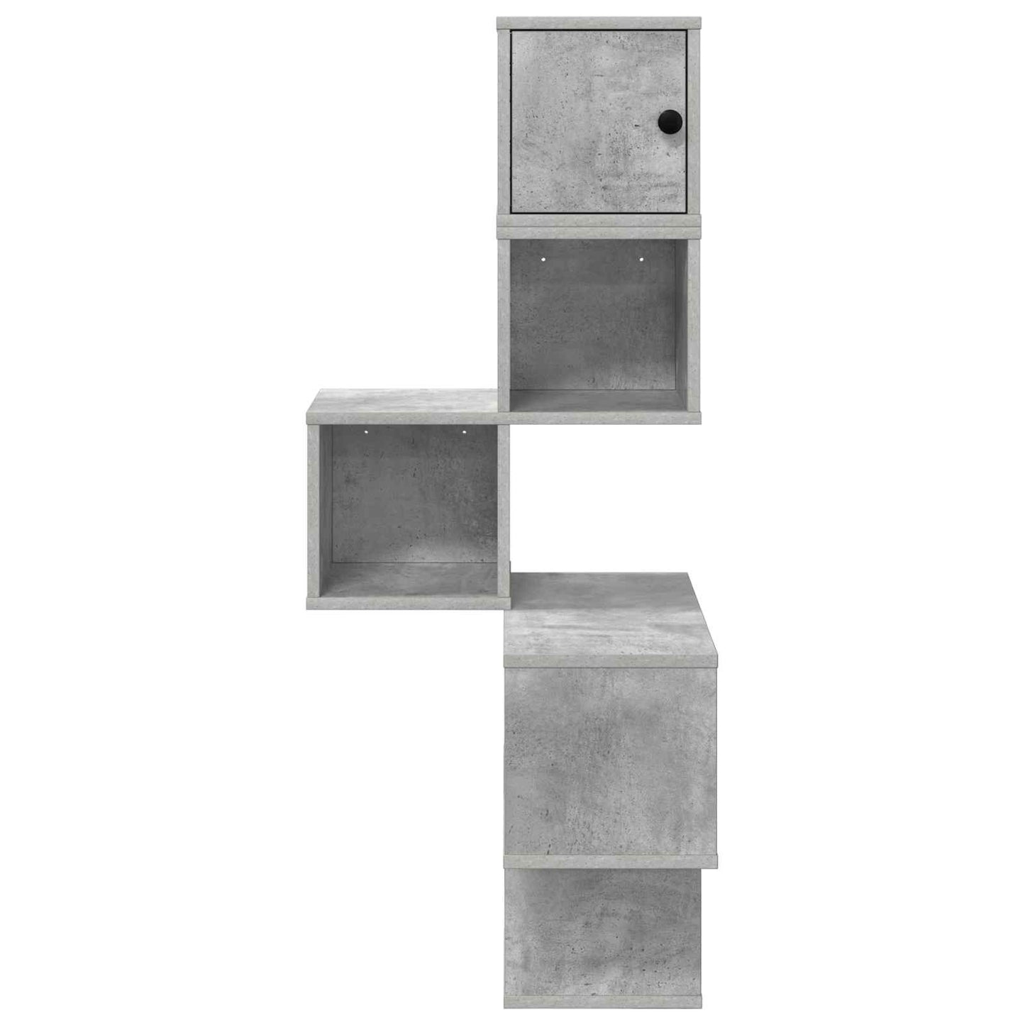 Vegghjørneskap Betonggrå 48 x 48 x 120 cm Konstruert tre