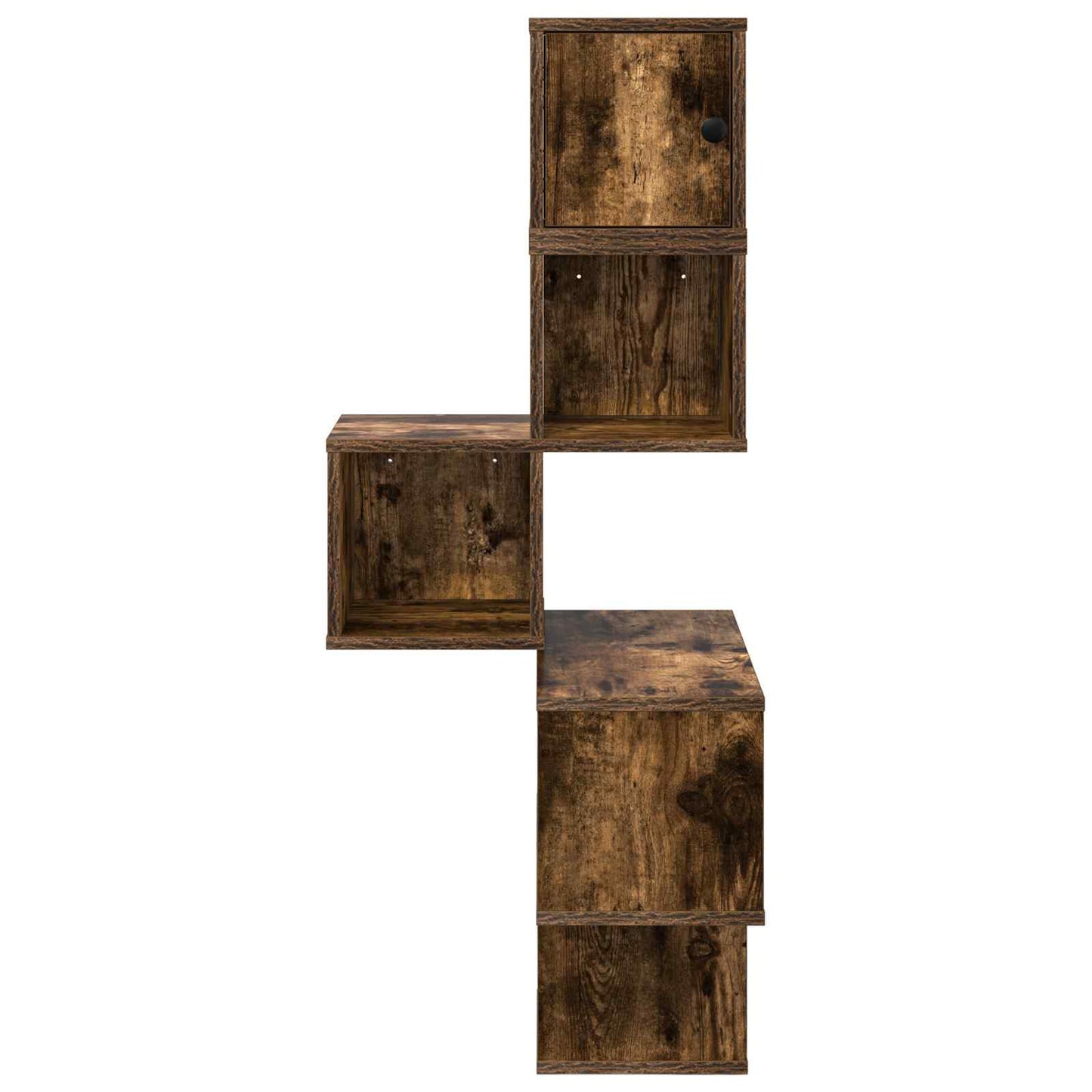 Vegghjørneskap Røkt Eik 48 x 48 x 120 cm Konstruert tre