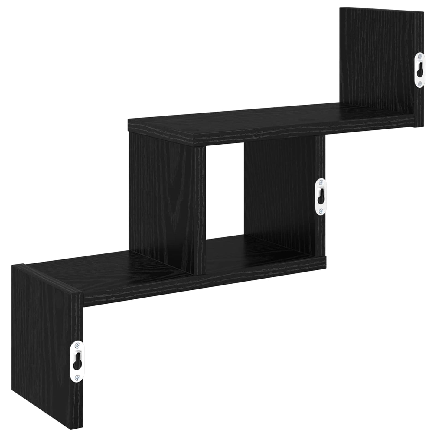 Vegghylle Svart eik 48 x 15 x 42 cm Konstruert tre