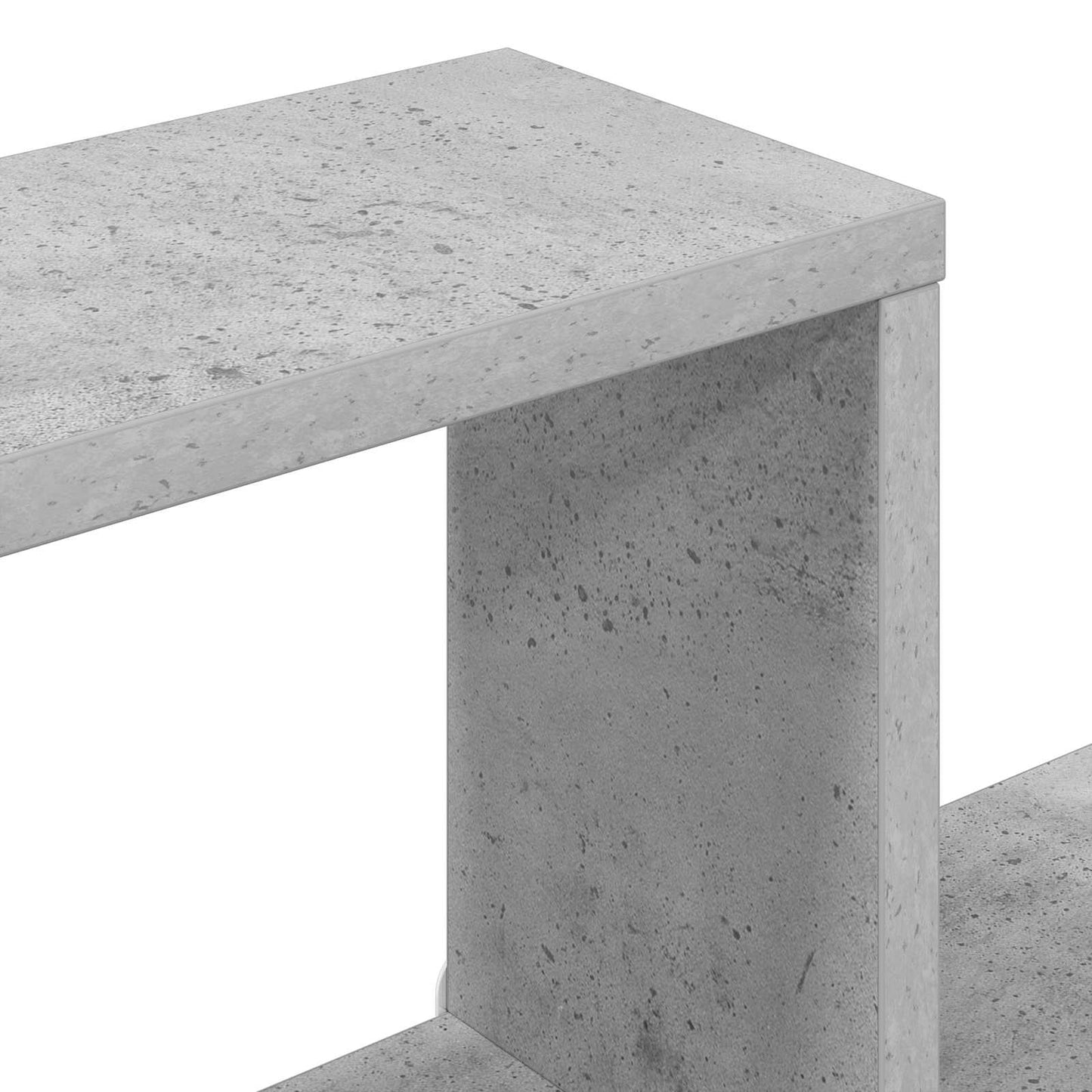 Vegghylle Betonggrå 48 x 15 x 42 cm Konstruert tre