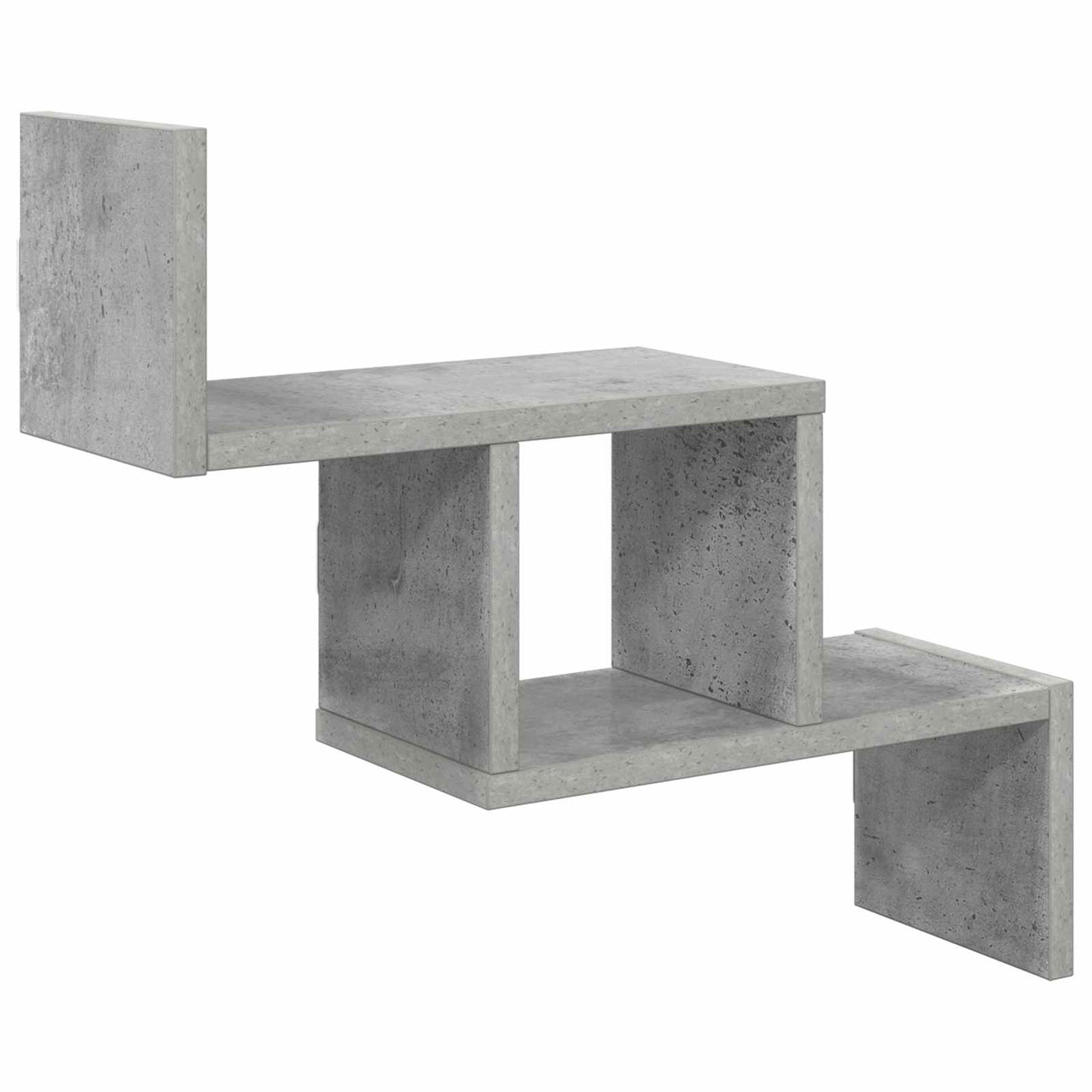 Vegghylle Betonggrå 48 x 15 x 42 cm Konstruert tre