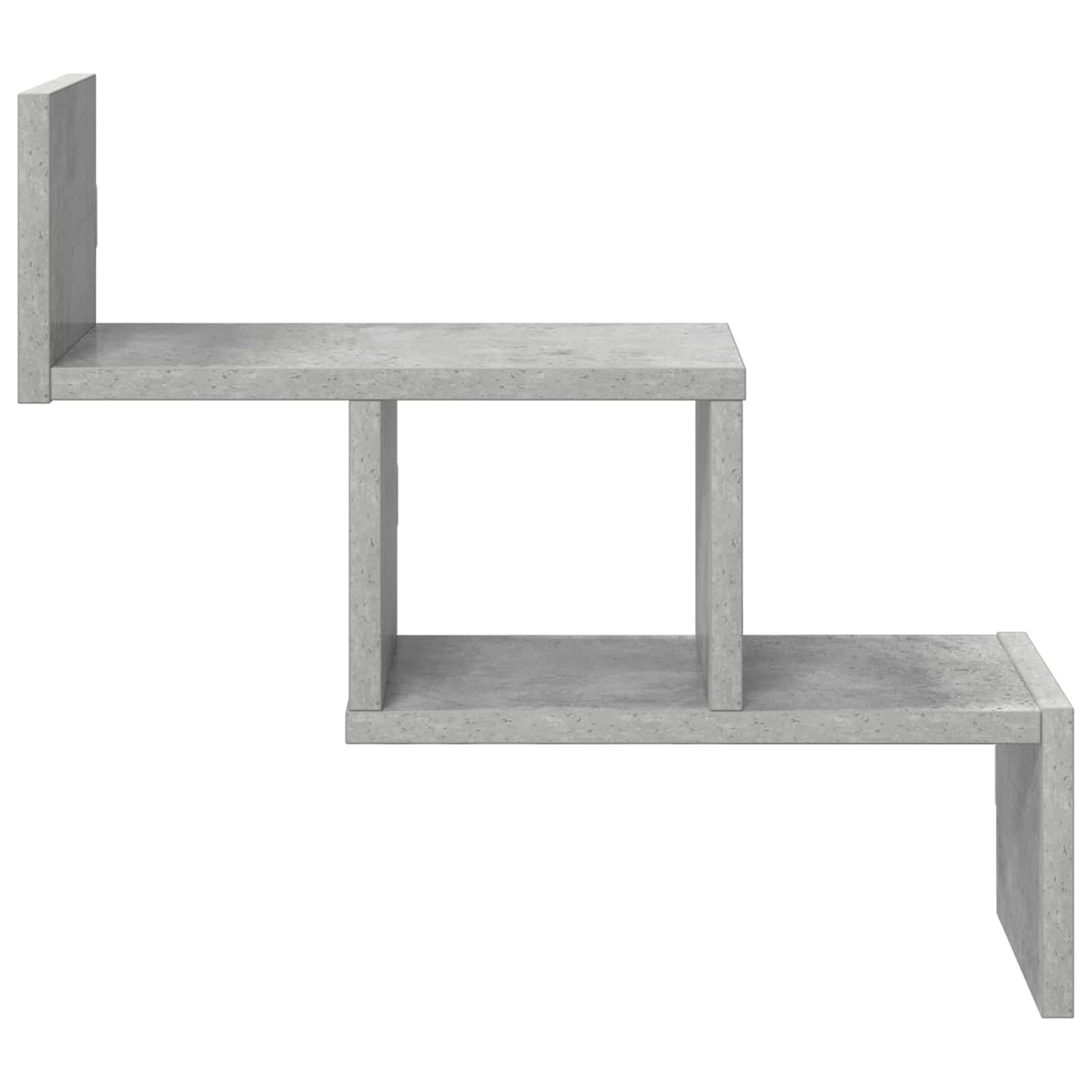 Vegghylle Betonggrå 48 x 15 x 42 cm Konstruert tre