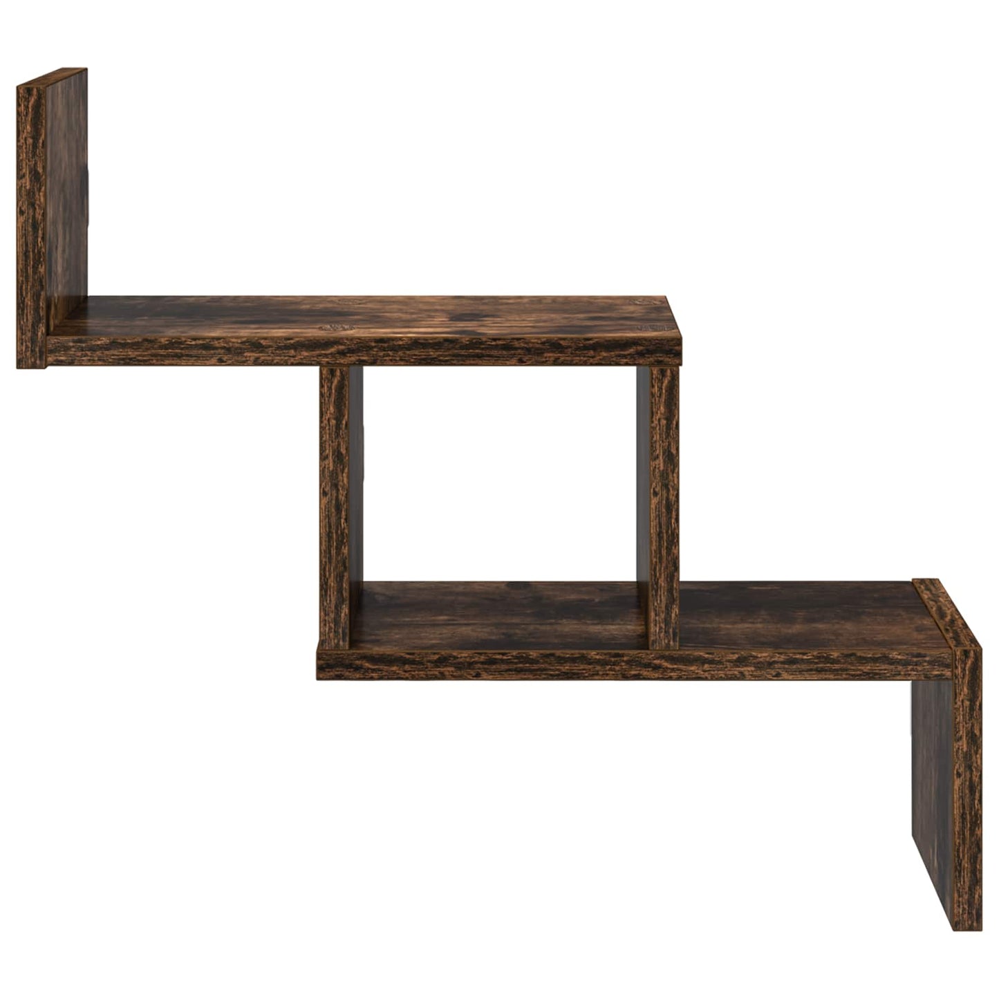 Vegghylle Røkt Eik 48 x 15 x 42 cm Konstruert tre