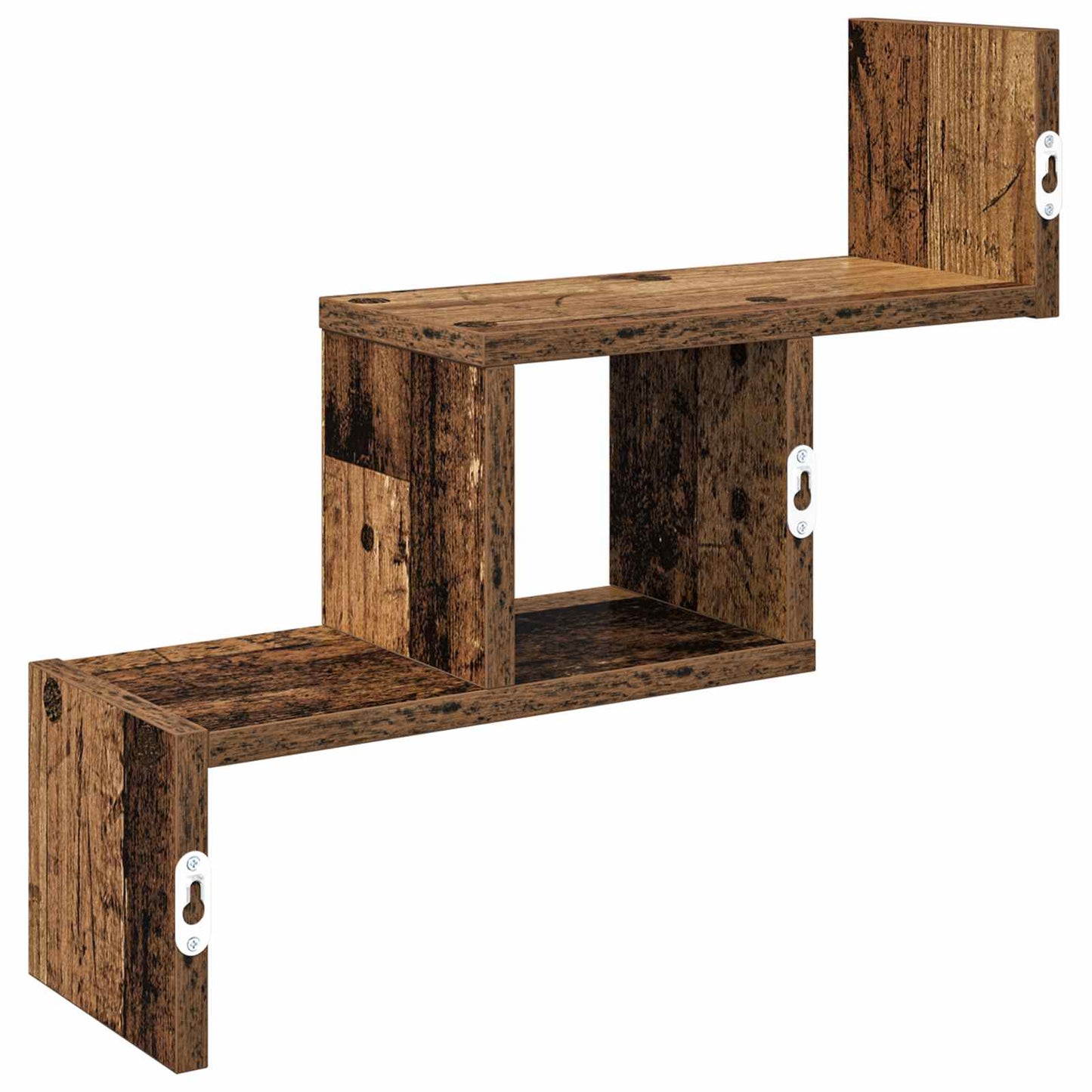 Vegghylle Gammelt tre 48 x 15 x 42 cm Konstruert tre