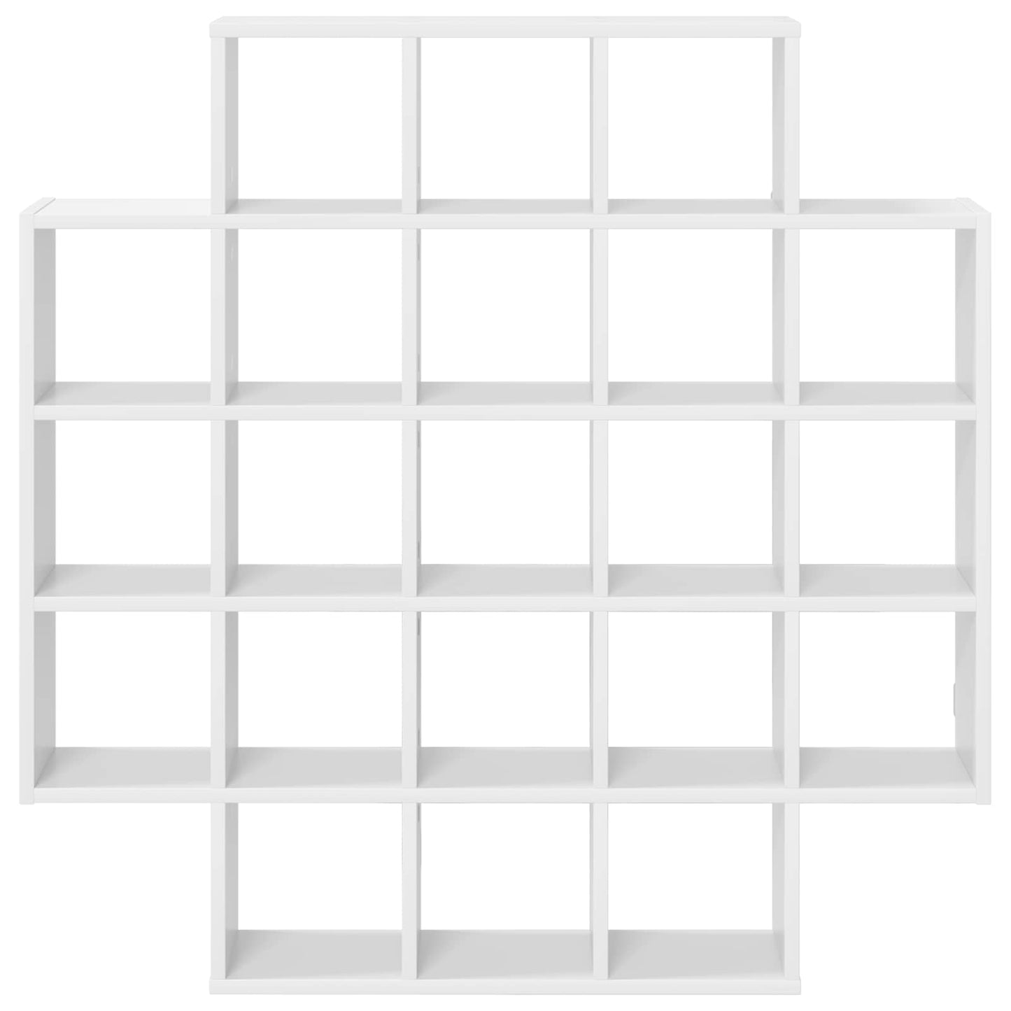Vegghylle Hvit 100 x 13 x 100 cm Konstruert tre
