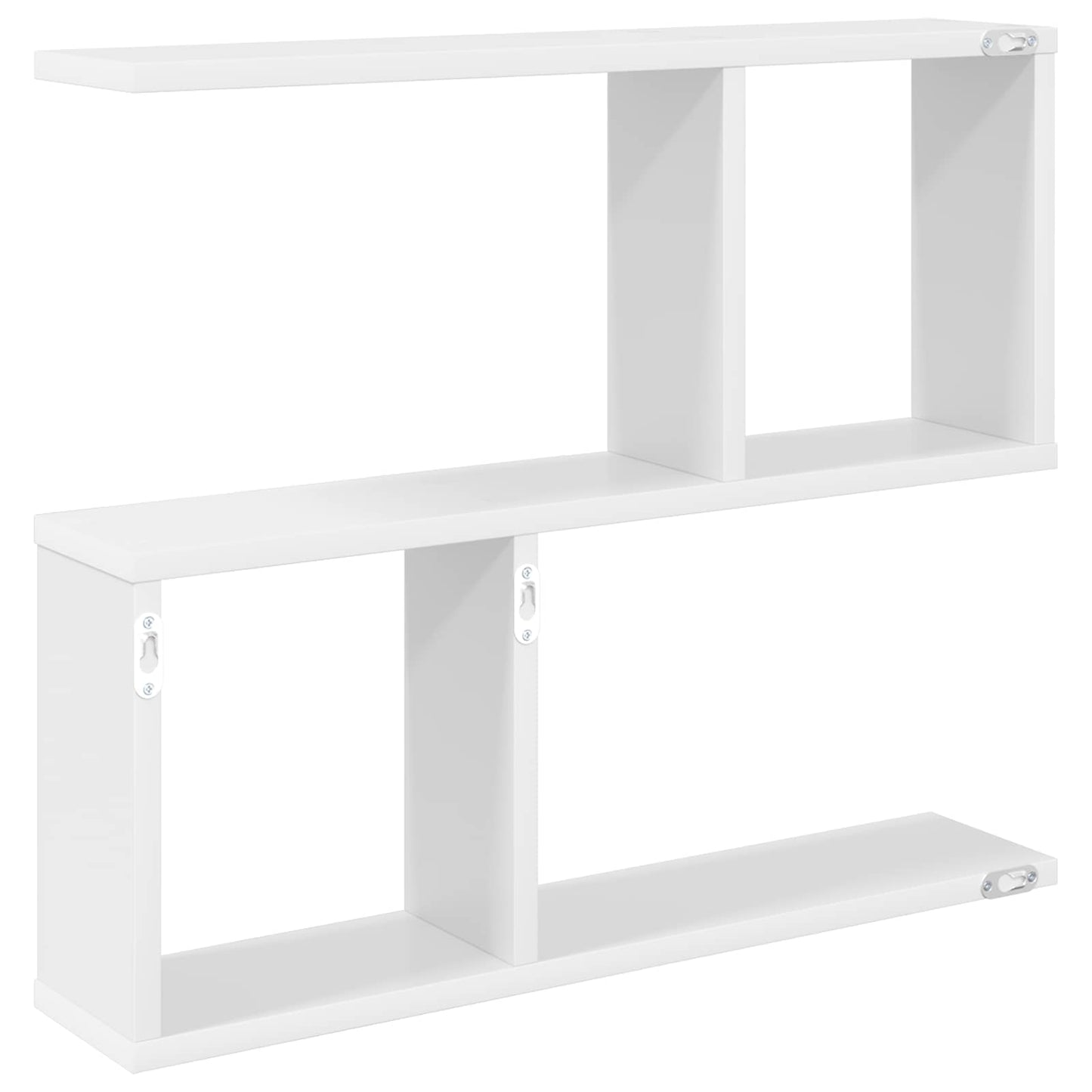 Vegghylle Hvit 60 x 12 x 50,5 cm Konstruert tre