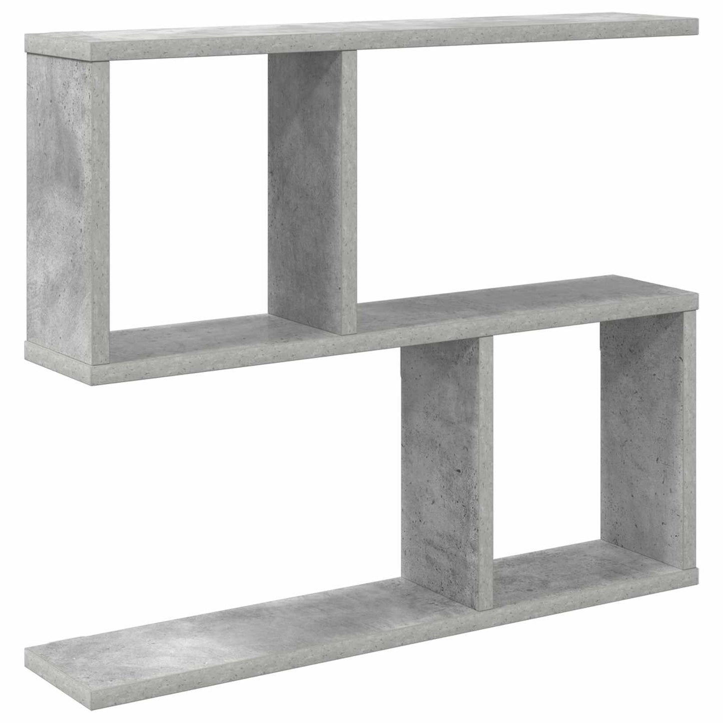 Vegghylle Betonggrå 60 x 12 x 50,5 cm Konstruert tre