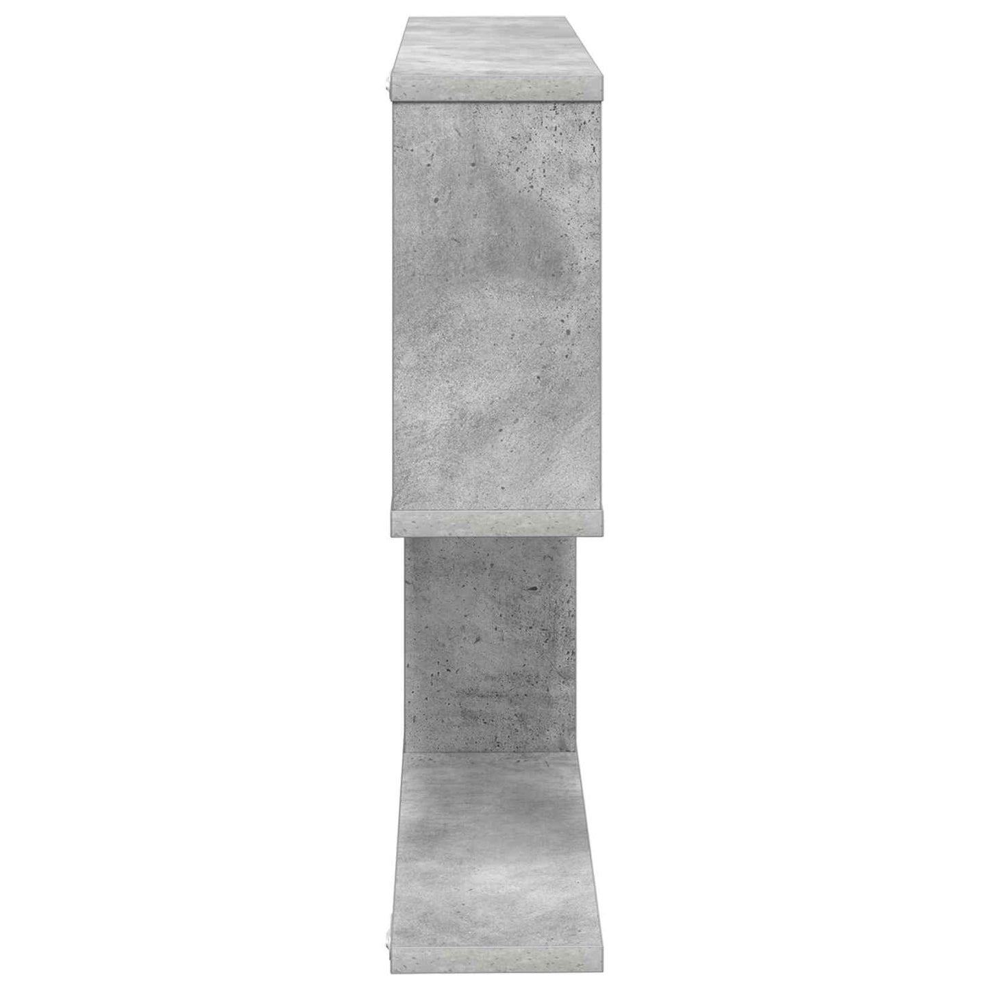 Vegghylle Betonggrå 60 x 12 x 50,5 cm Konstruert tre