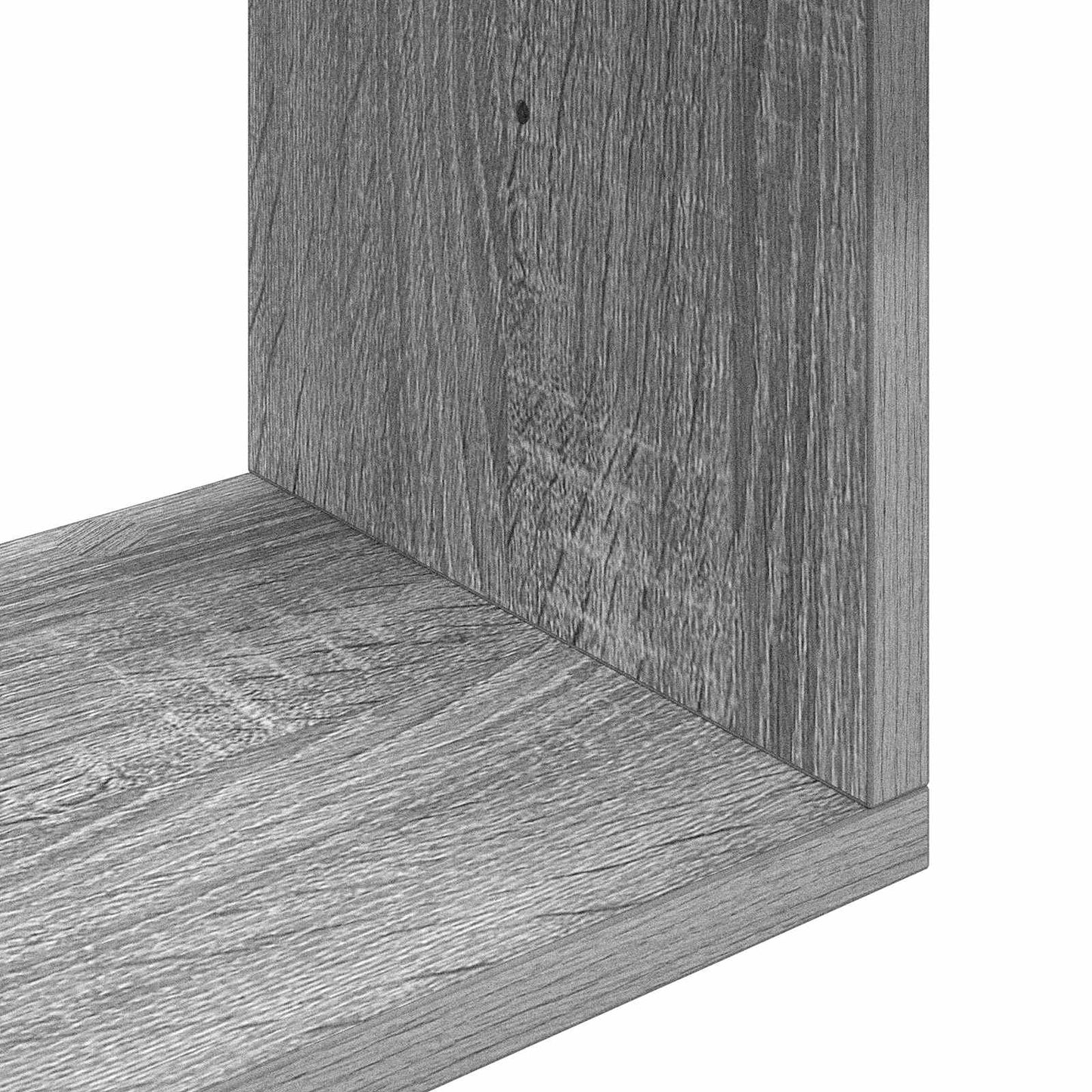Vegghylle Grå Sonoma 60 x 12 x 50,5 cm Konstruert tre