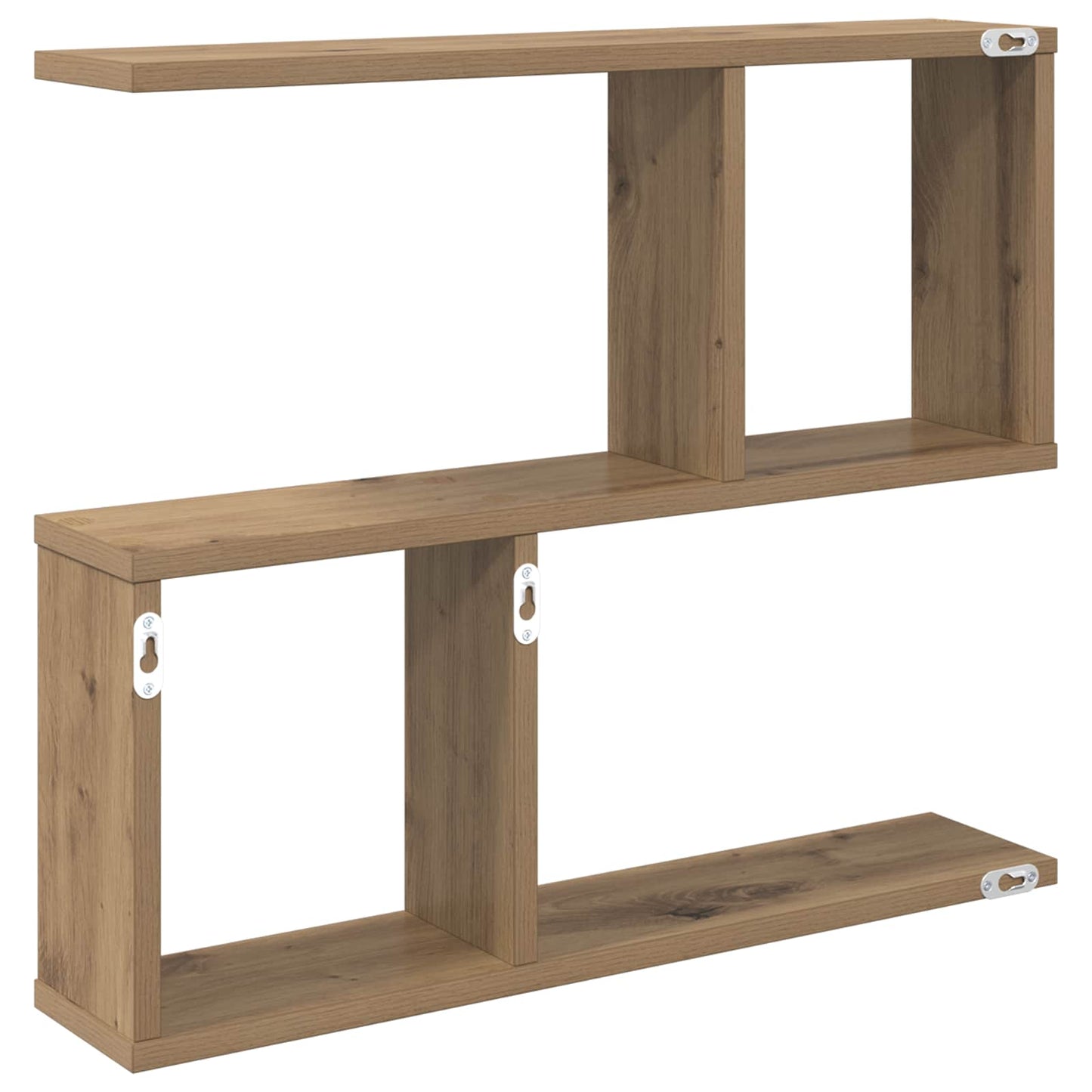 Vegghylle Artisan eik 60 x 12 x 50,5 cm Konstruert tre