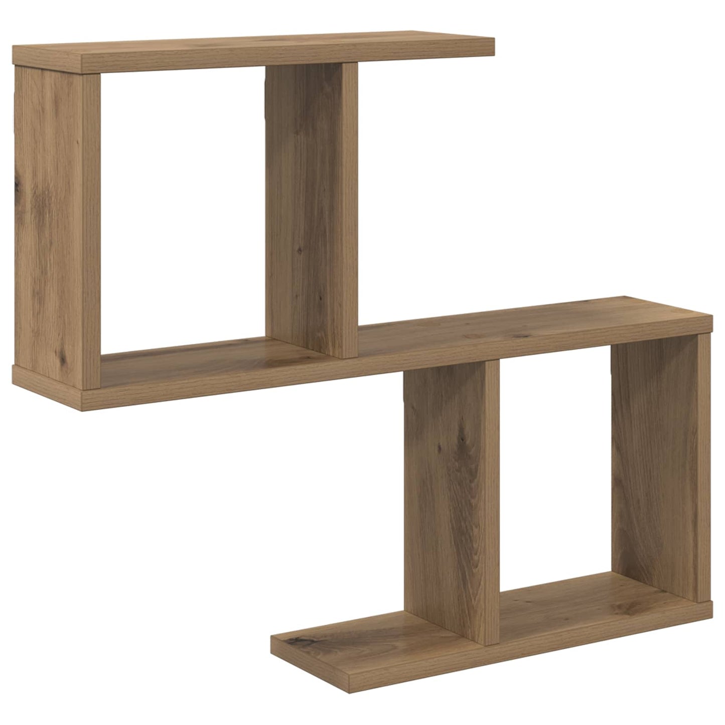 Vegghylle Artisan eik 60 x 12 x 50,5 cm Konstruert tre