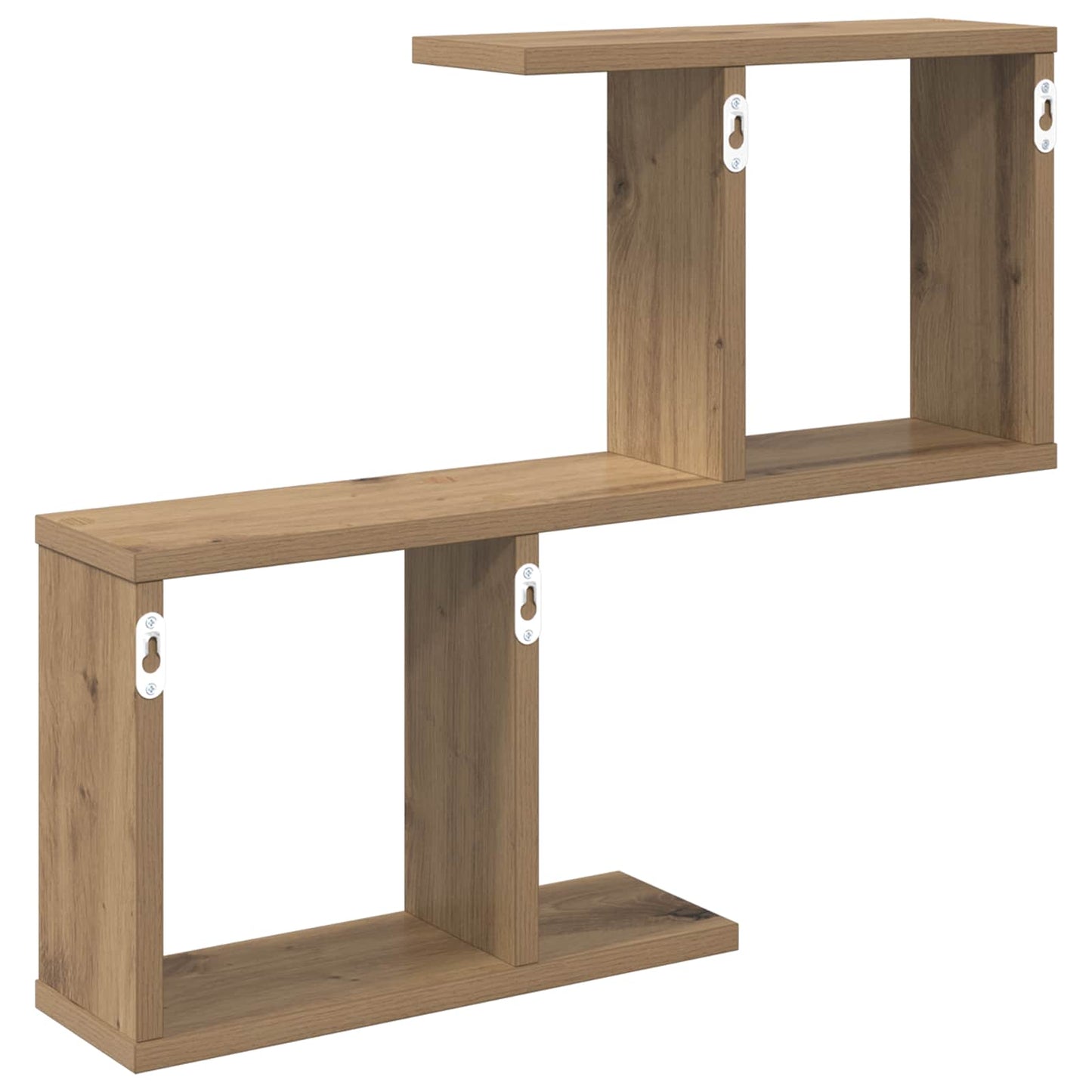 Vegghylle Artisan eik 60 x 12 x 50,5 cm Konstruert tre