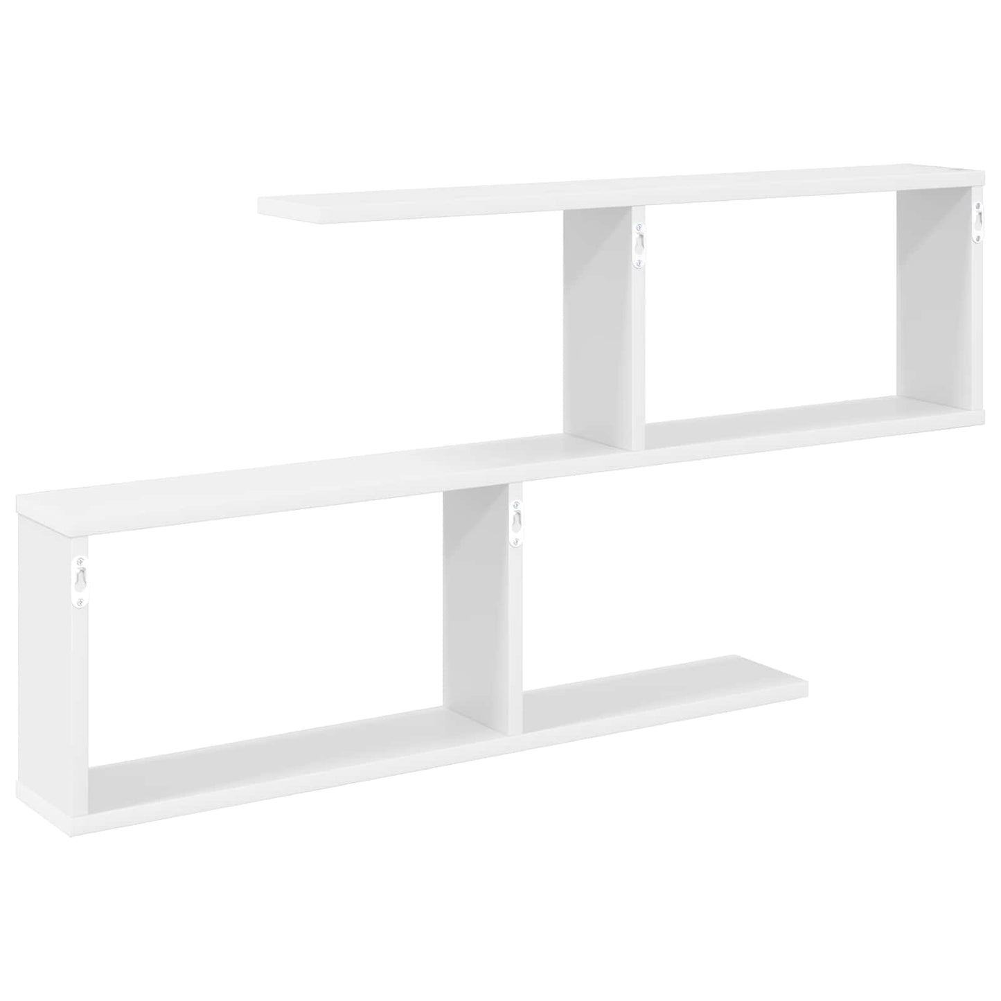 Vegghylle Hvit 100 x 12 x 50,5 cm Konstruert tre