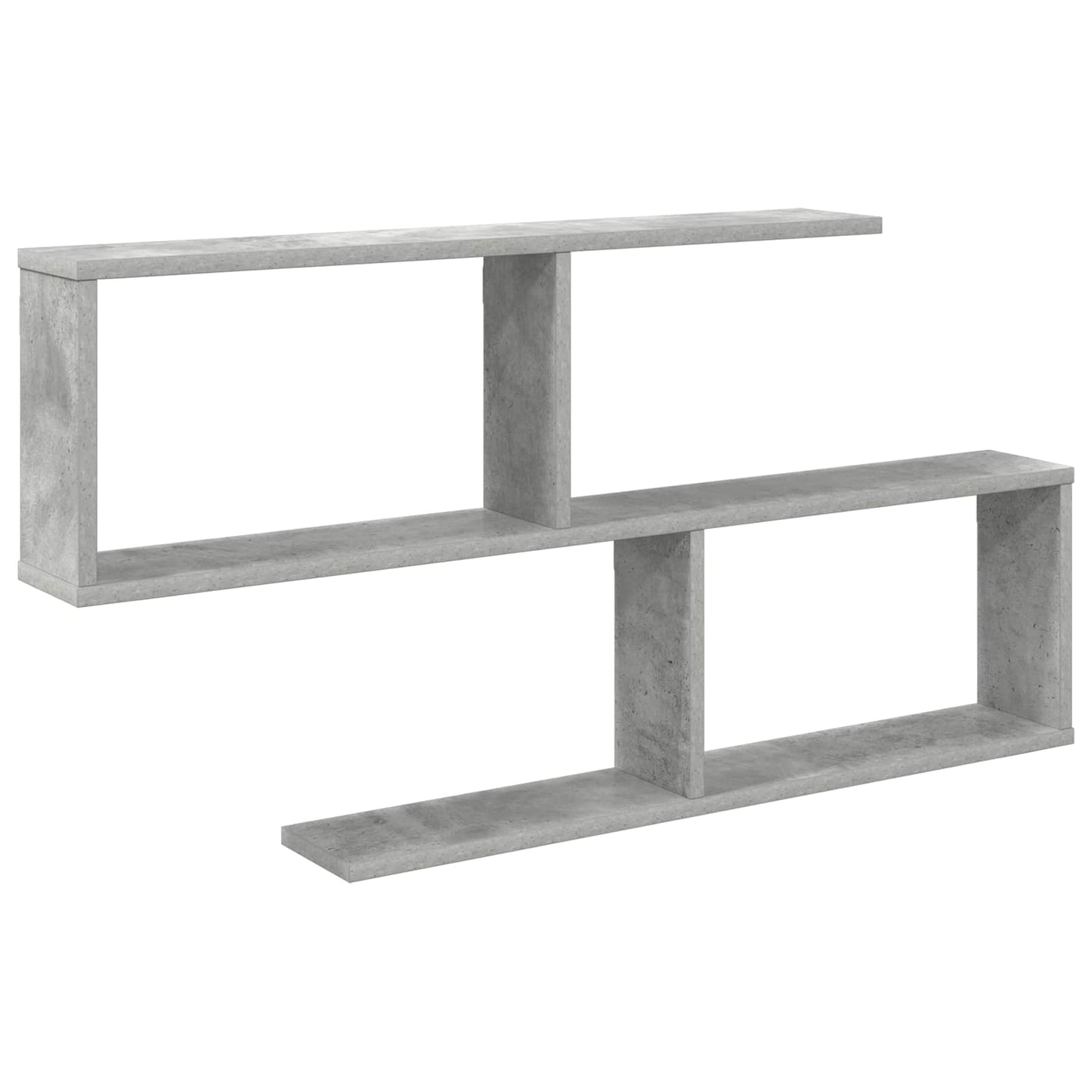 Vegghylle Betonggrå 100 x 12 x 50,5 cm Konstruert tre