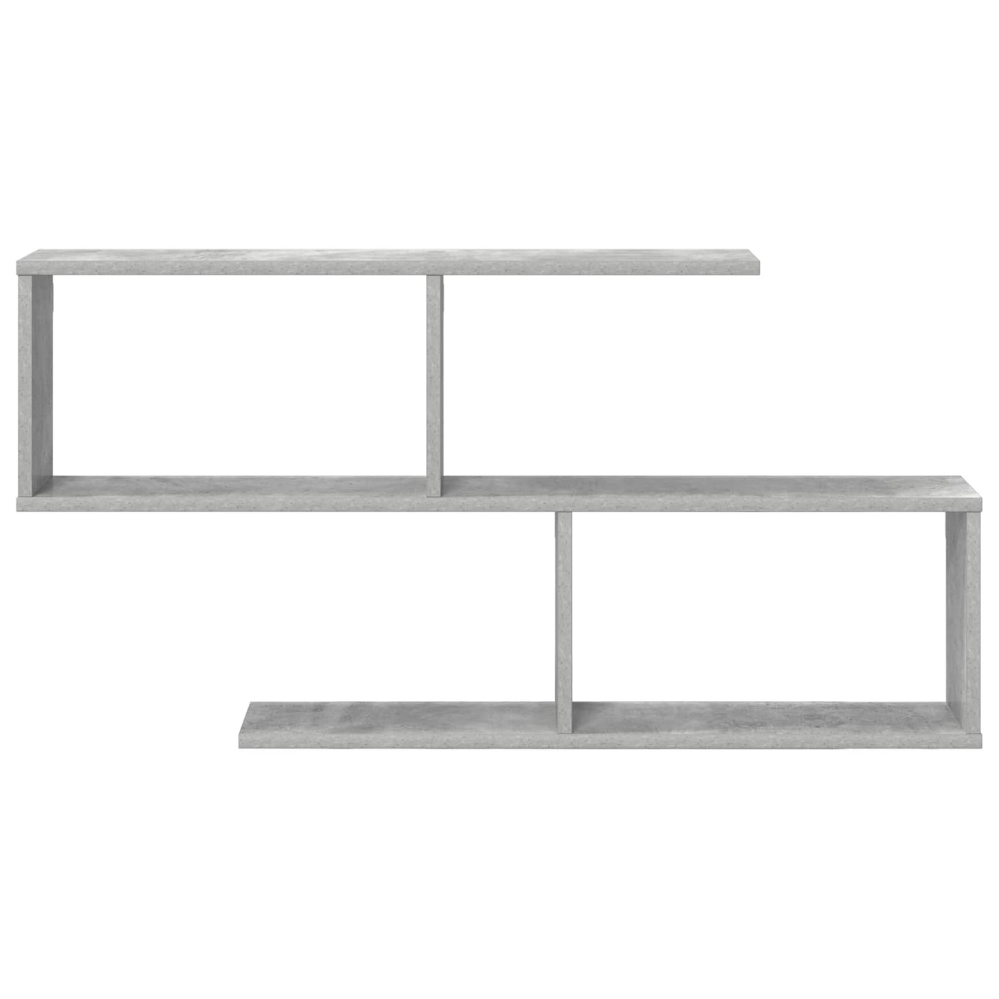 Vegghylle Betonggrå 100 x 12 x 50,5 cm Konstruert tre