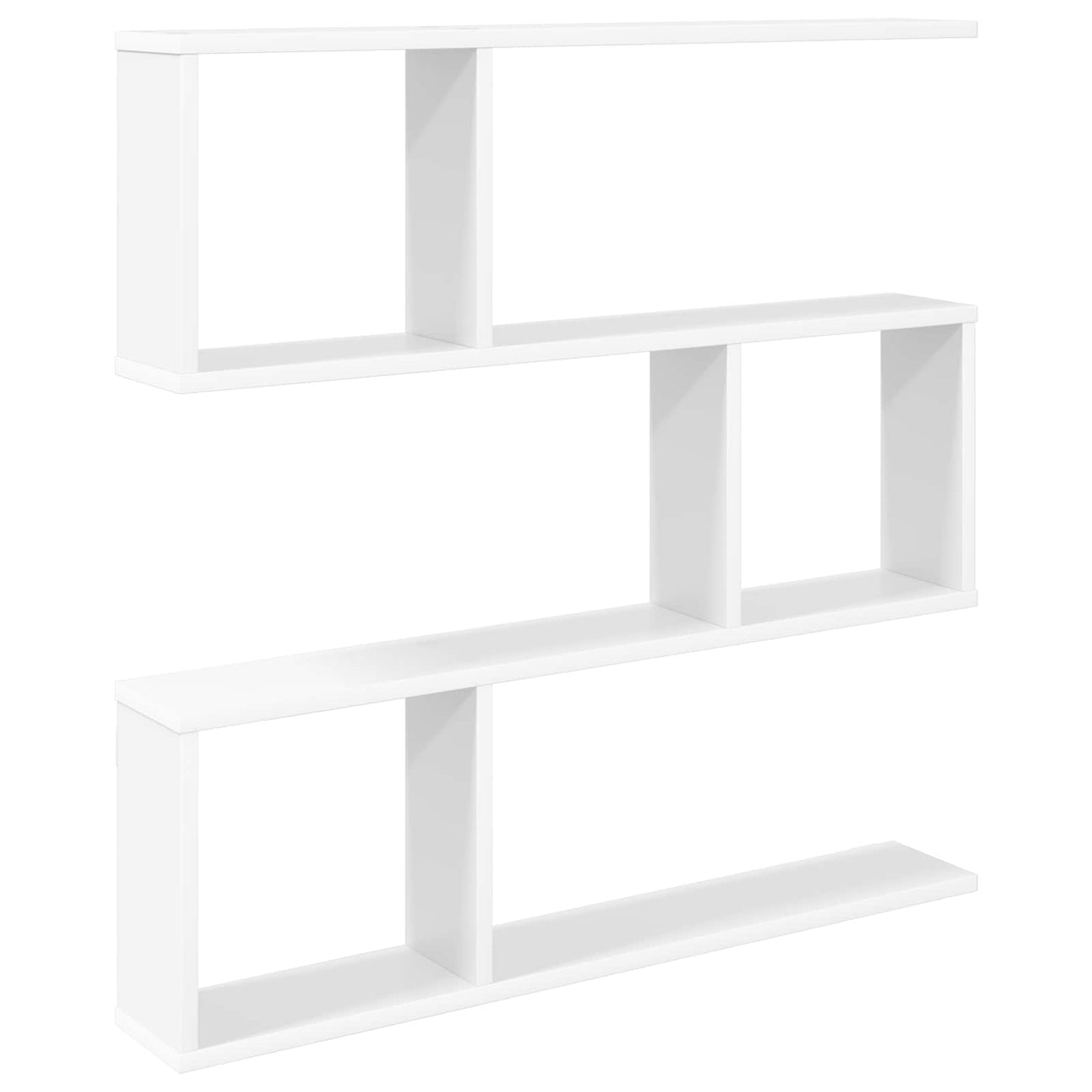 Vegghylle Hvit 80 x 12 x 79,5 cm Konstruert tre