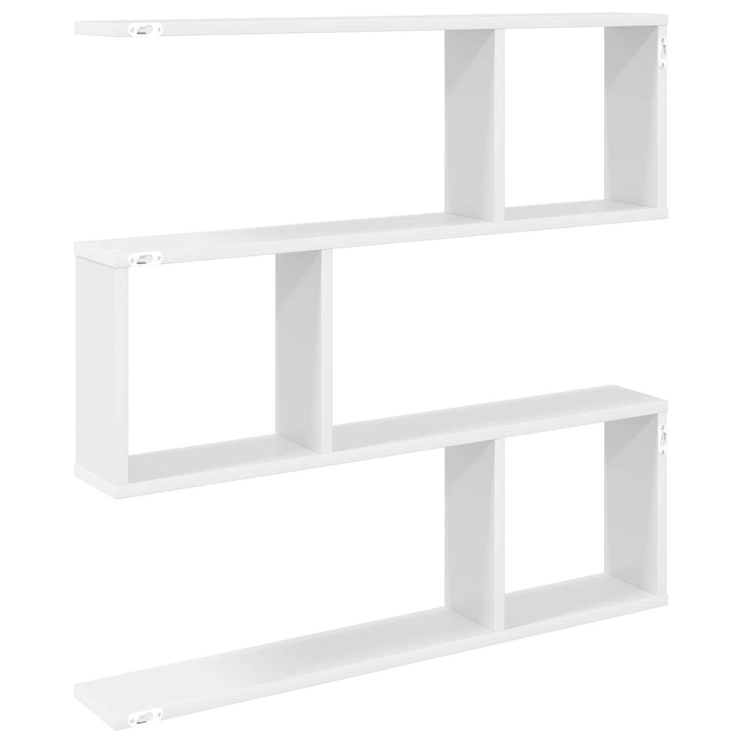 Vegghylle Hvit 80 x 12 x 79,5 cm Konstruert tre