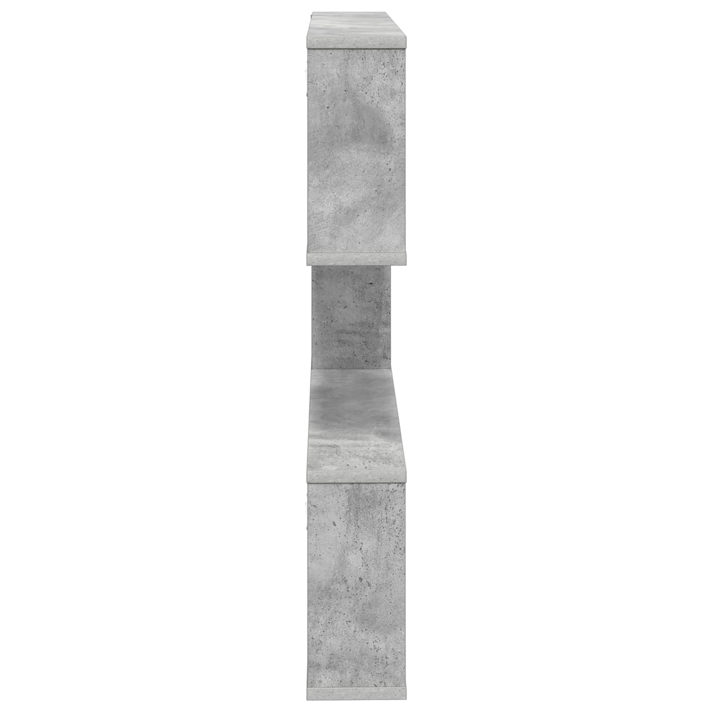 Vegghylle Betonggrå 80 x 12 x 79,5 cm Konstruert tre