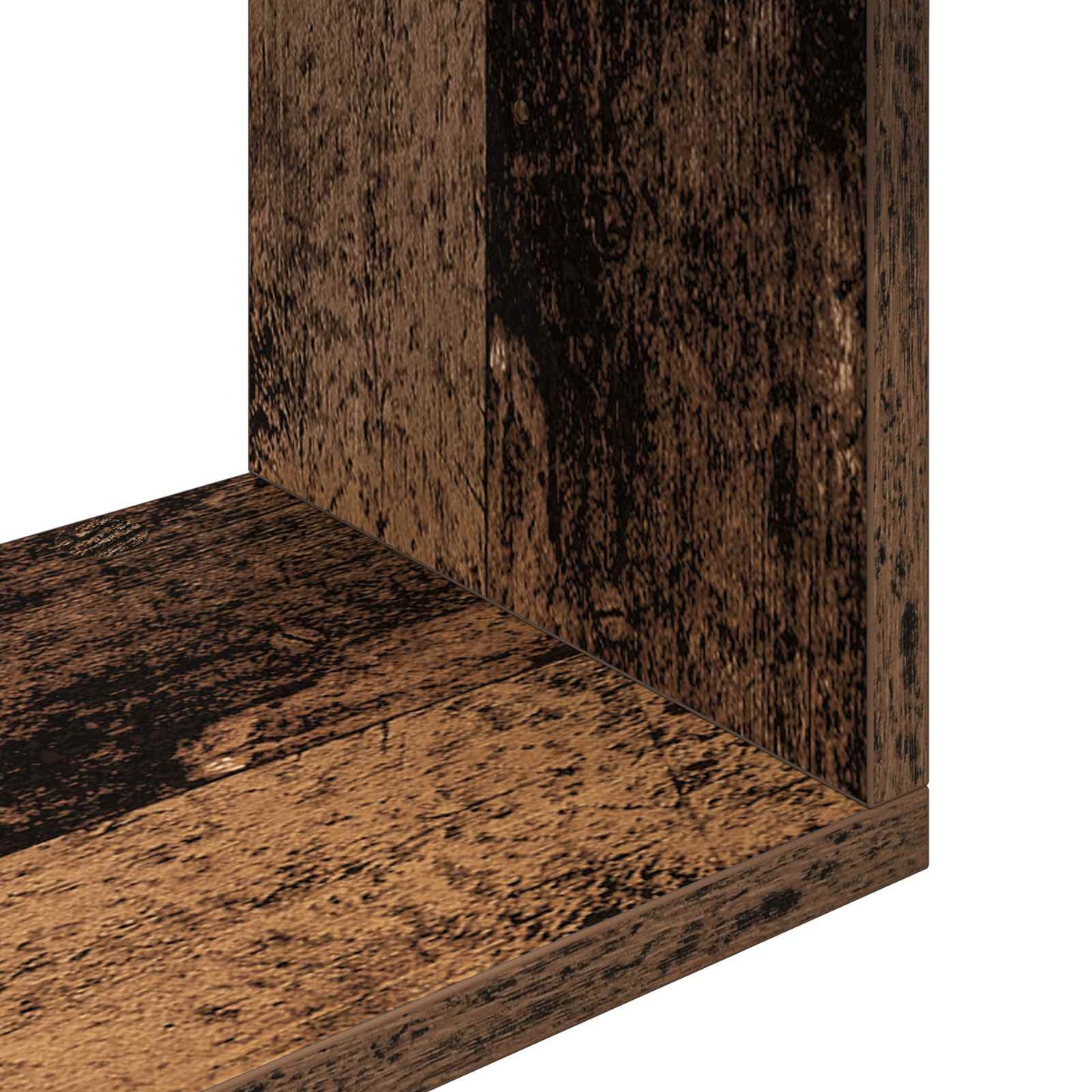 Vegghylle Gammelt tre 80 x 12 x 79,5 cm Konstruert tre