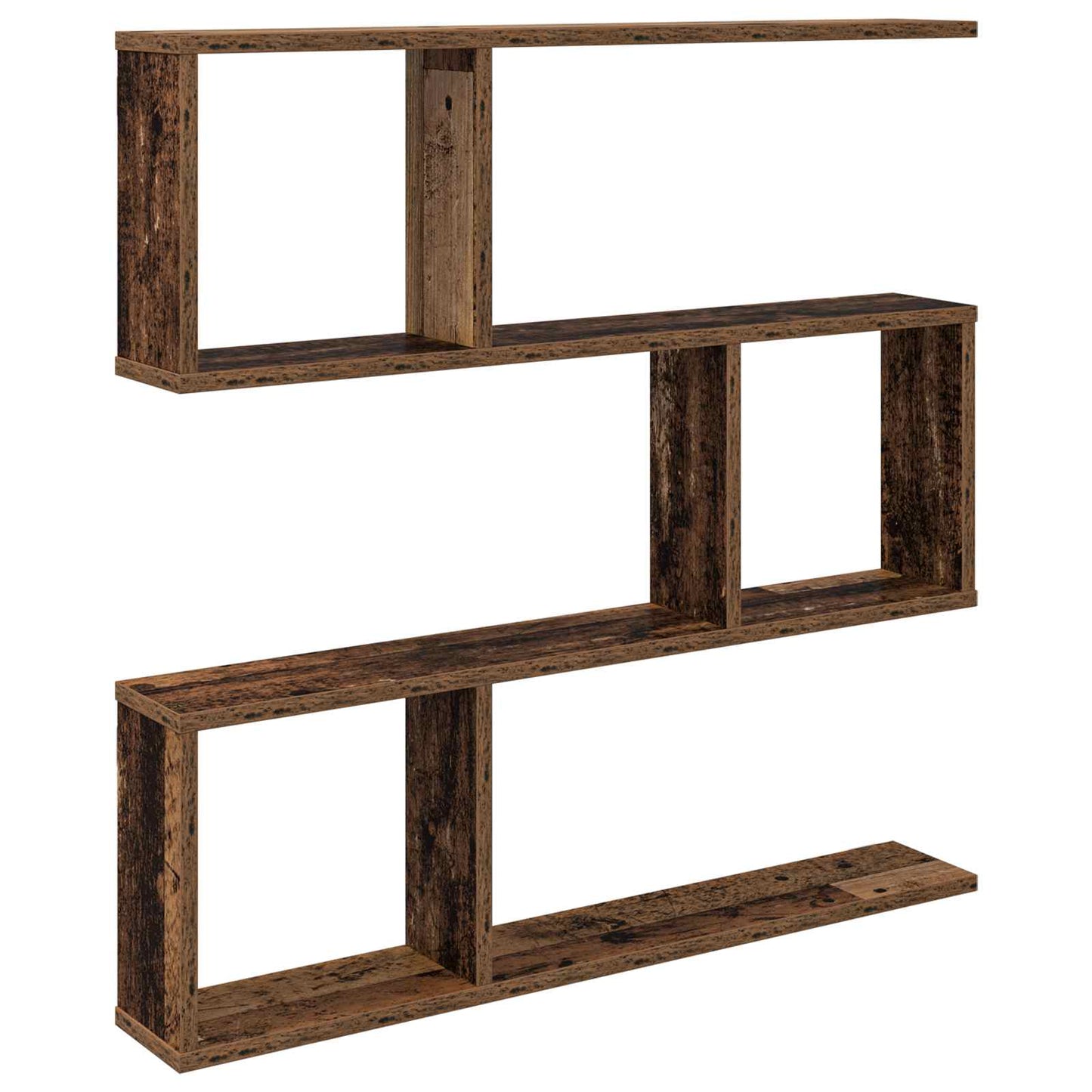 Vegghylle Gammelt tre 80 x 12 x 79,5 cm Konstruert tre