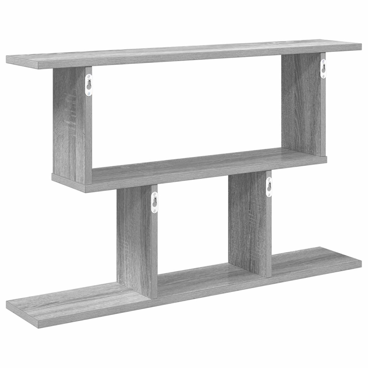 Vegghylle Grå Sonoma 80 x 15 x 50,5 cm Konstruert tre