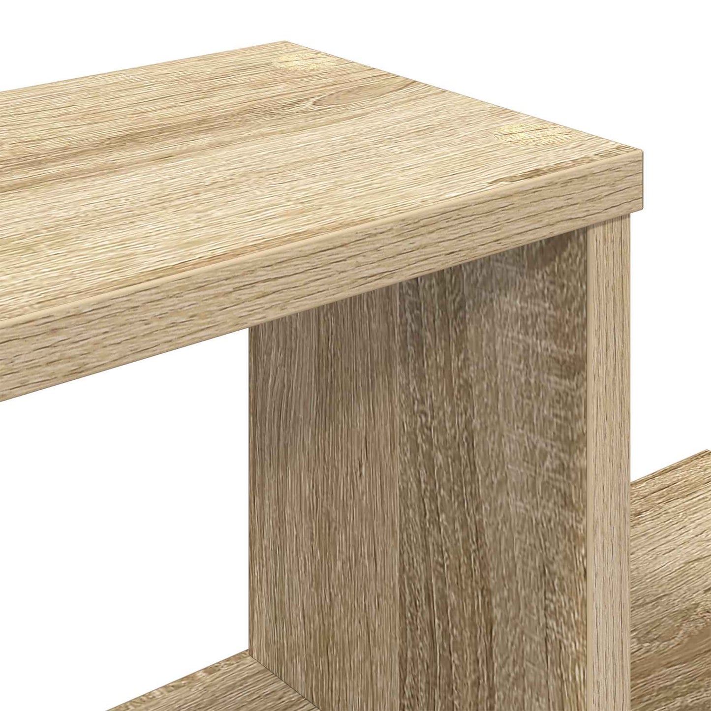 Vegghengt TV-hylle Sonoma eik 180 x 15 x 94 cm Konstruert tre