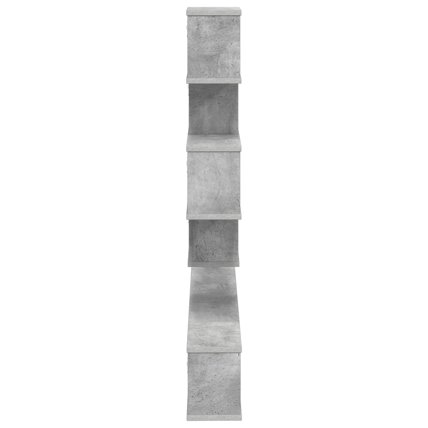 Vegghengt TV-hylle Betonggrå 160 x 15 x 94 cm Konstruert tre