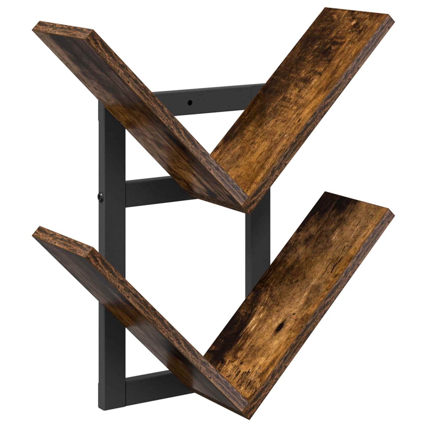 Vegghengt Flytende Hylle Røkt Eik 43 x 15 x 47 cm