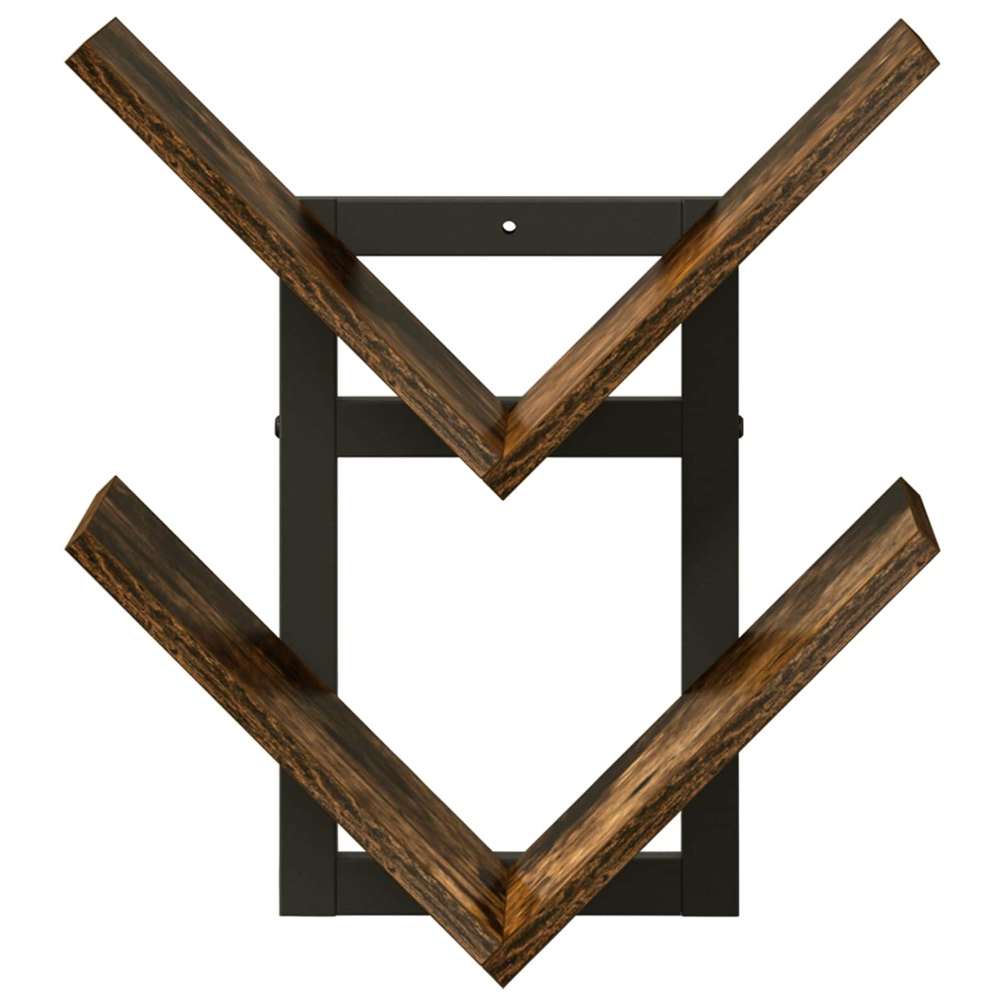 Vegghengt Flytende Hylle 2 pcs Røkt Eik 43 x 15 x 47 cm