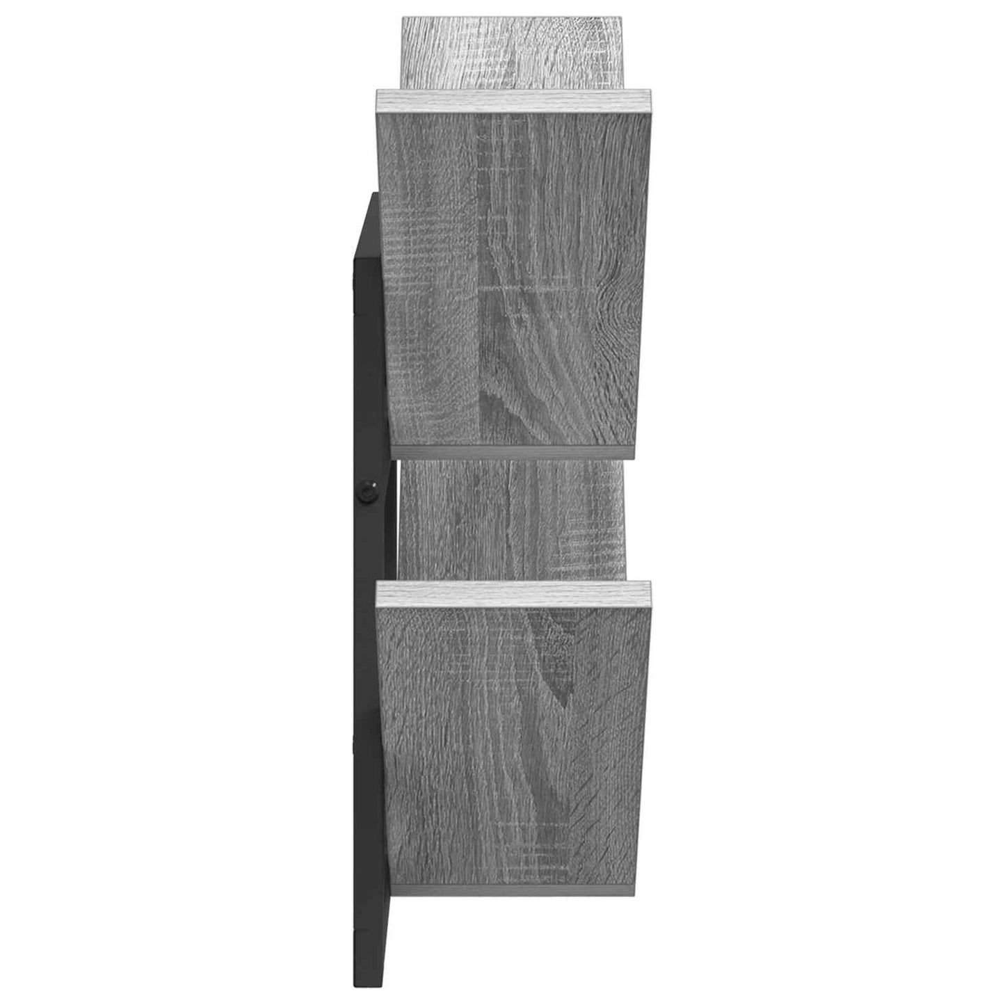 Vegghengt Flytende Hylle 2 pcs Grå Sonoma 43 x 15 x 47 cm