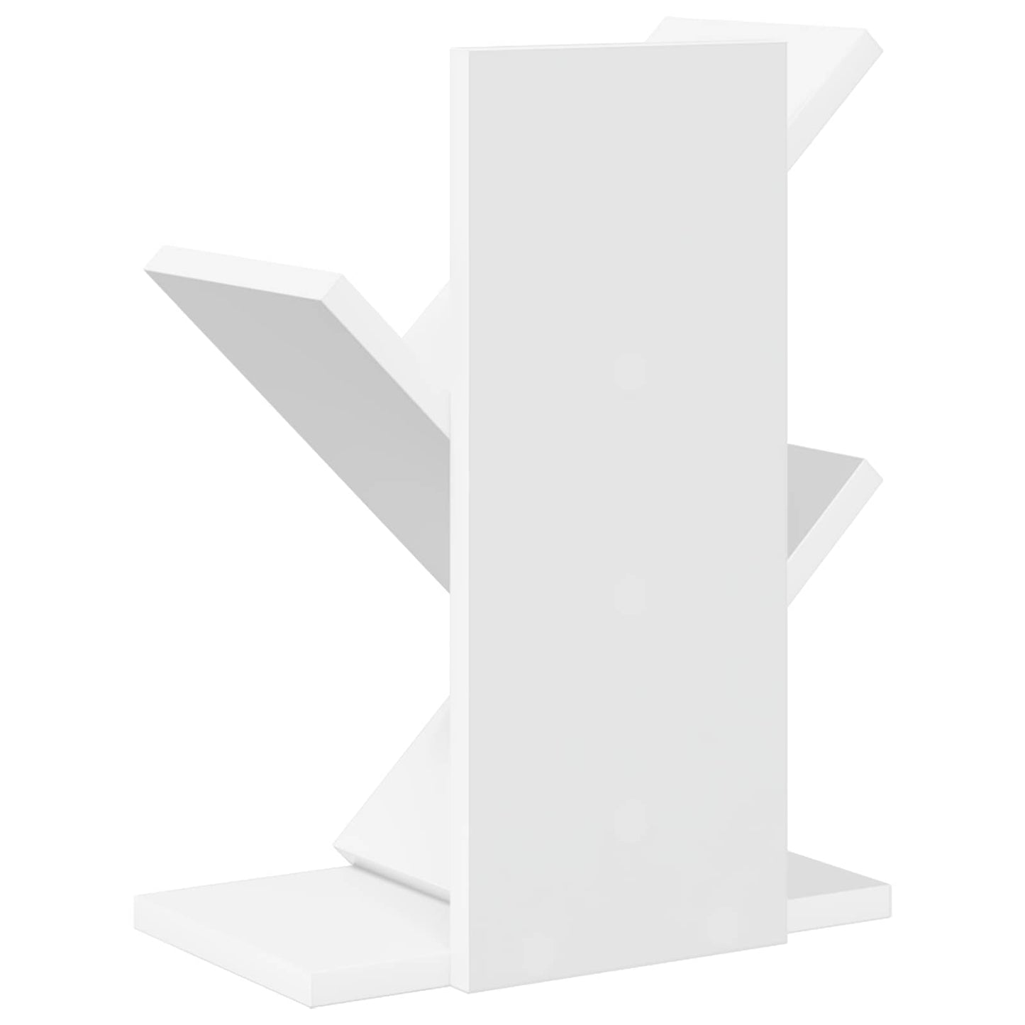Tre Bokhylle 3-Hyller 30 x 18 x 40 cm Konstruert tre Hvit