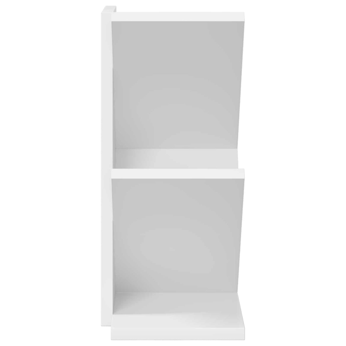 Tre Bokhylle 3-Hyller 30 x 18 x 40 cm Konstruert tre Hvit
