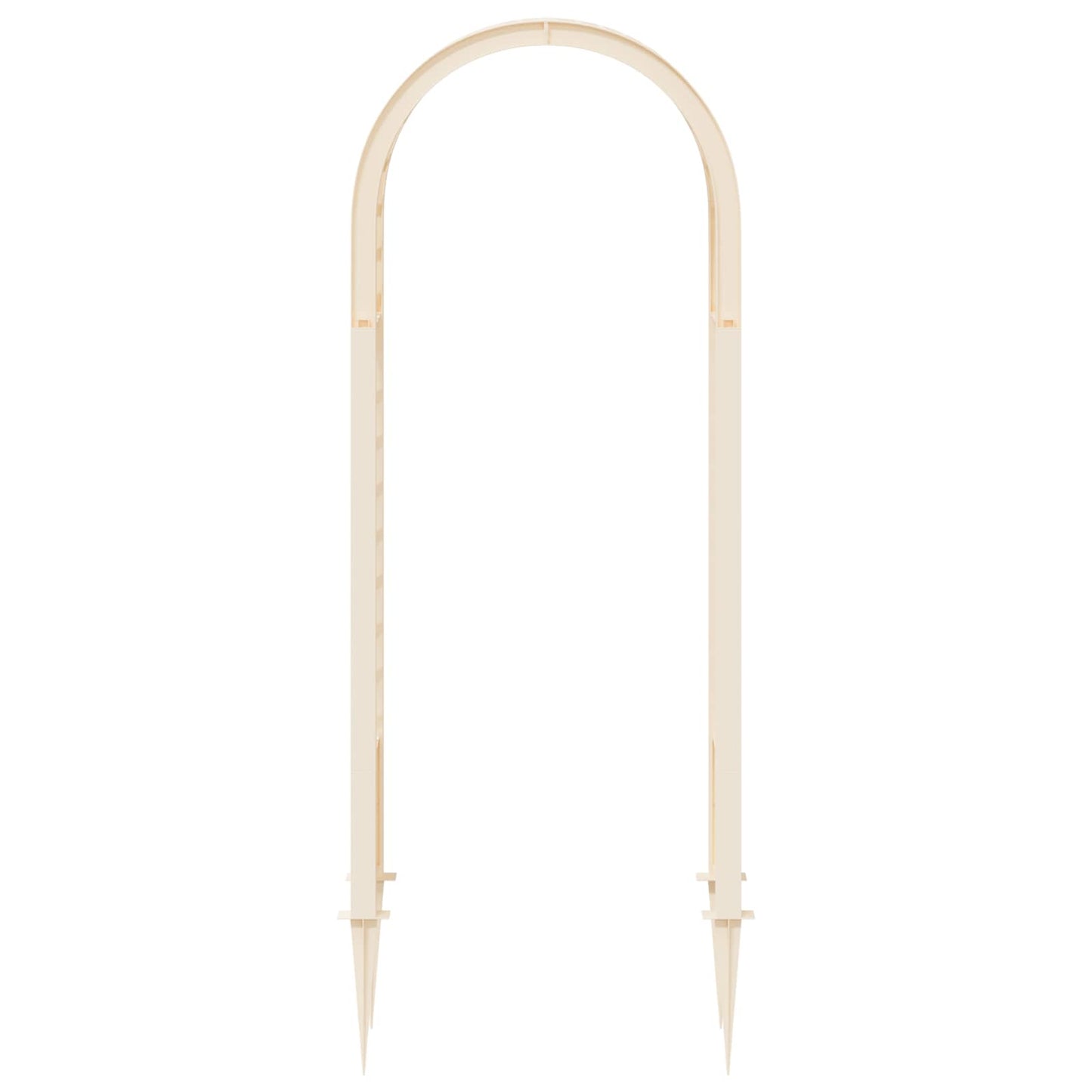 Rosbue med pigger Hvit 97 x 43 x 218 cm PP