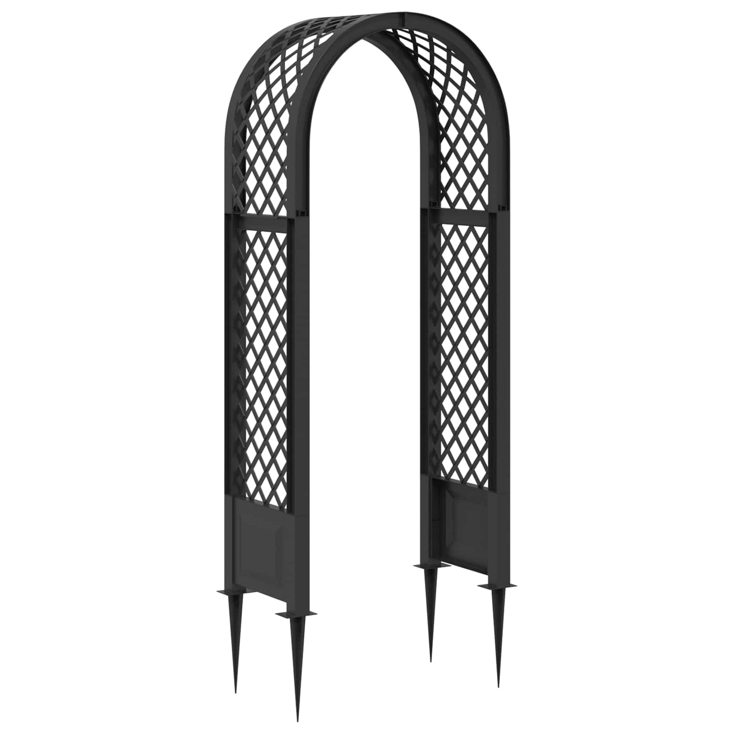 Rosbue med pigger Antrasitt 97 x 43 x 218 cm PP