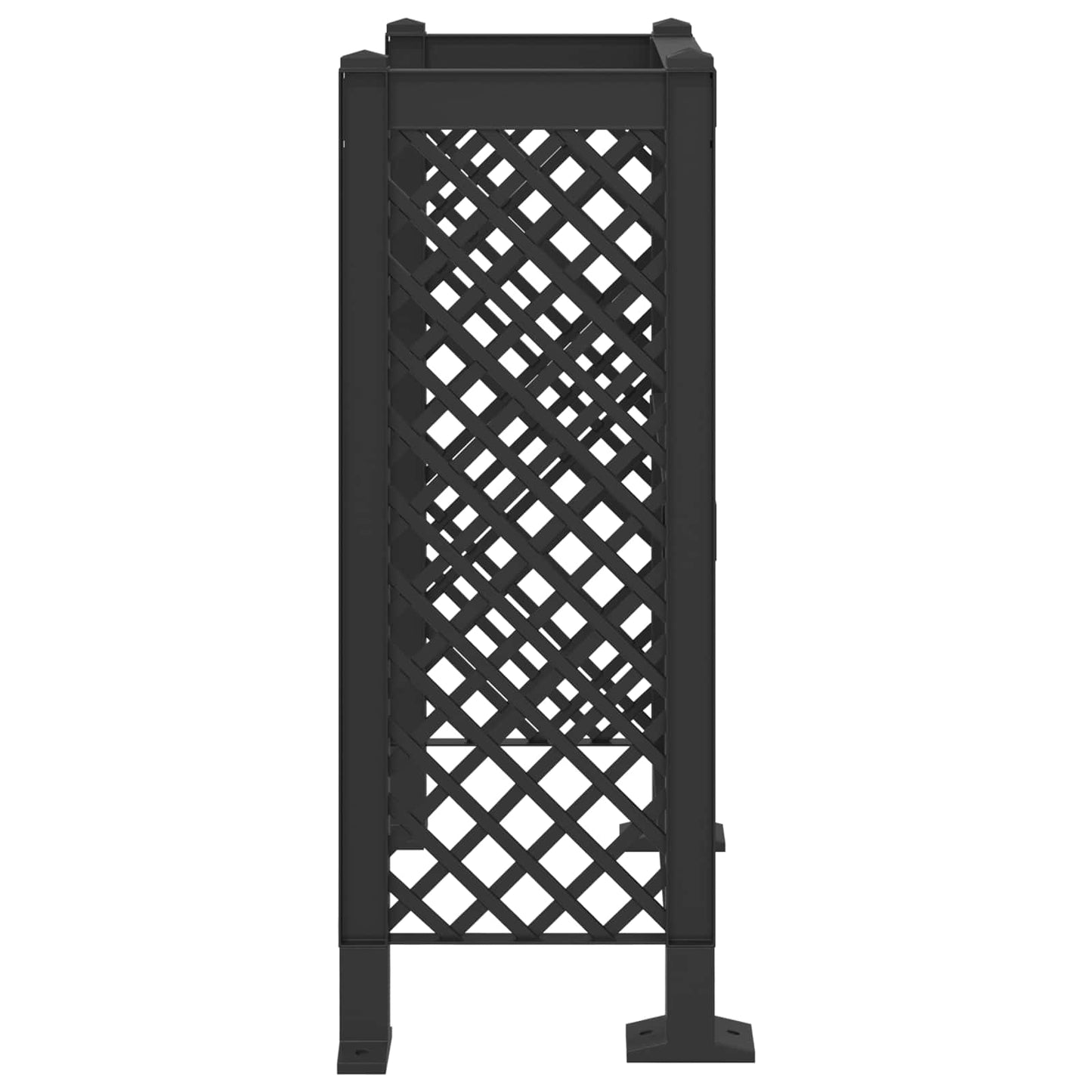 Søppelbøtte espalier Antrasitt 123 x 47 x 114 cm PP