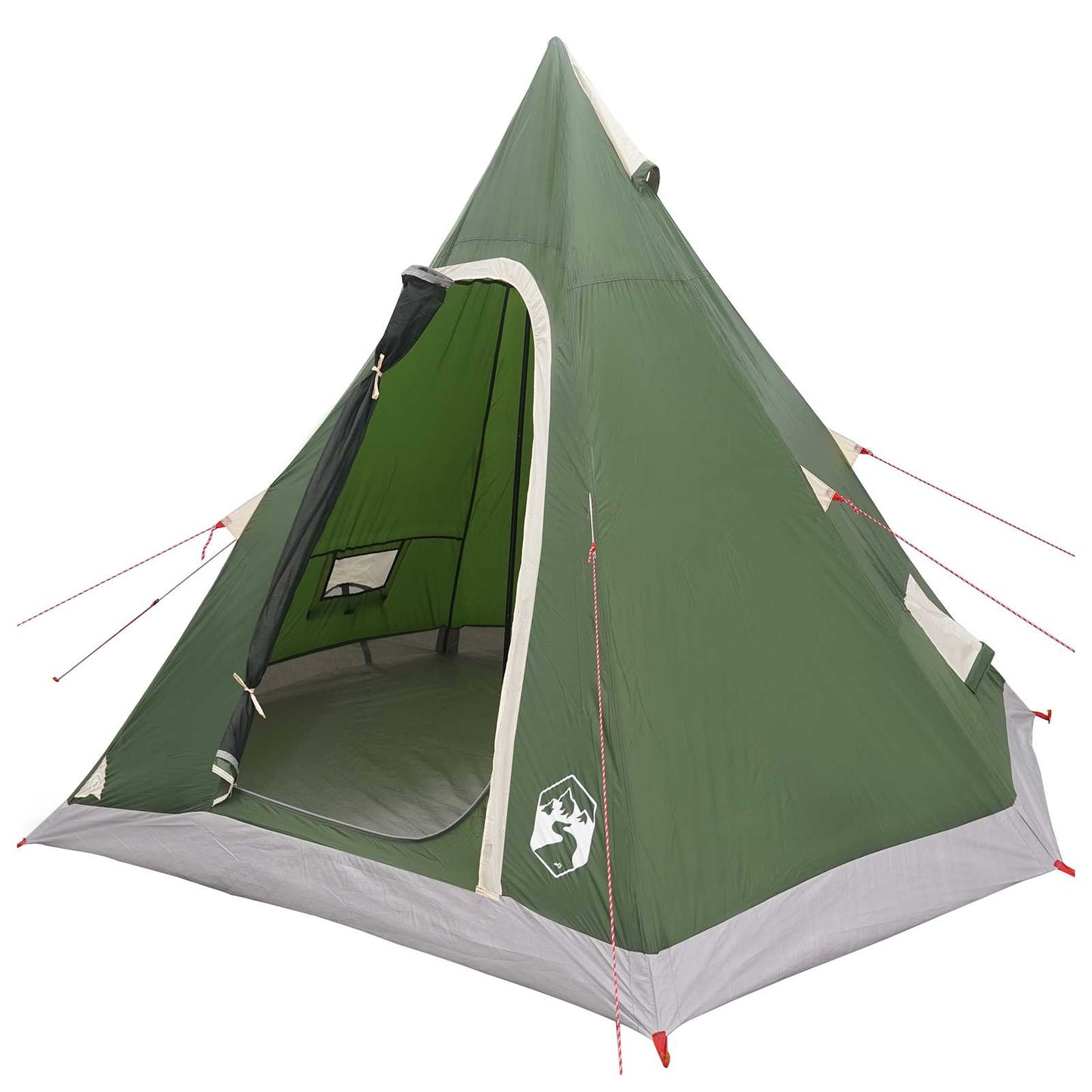3 person Grønn 185T Polyester med PU Belegg