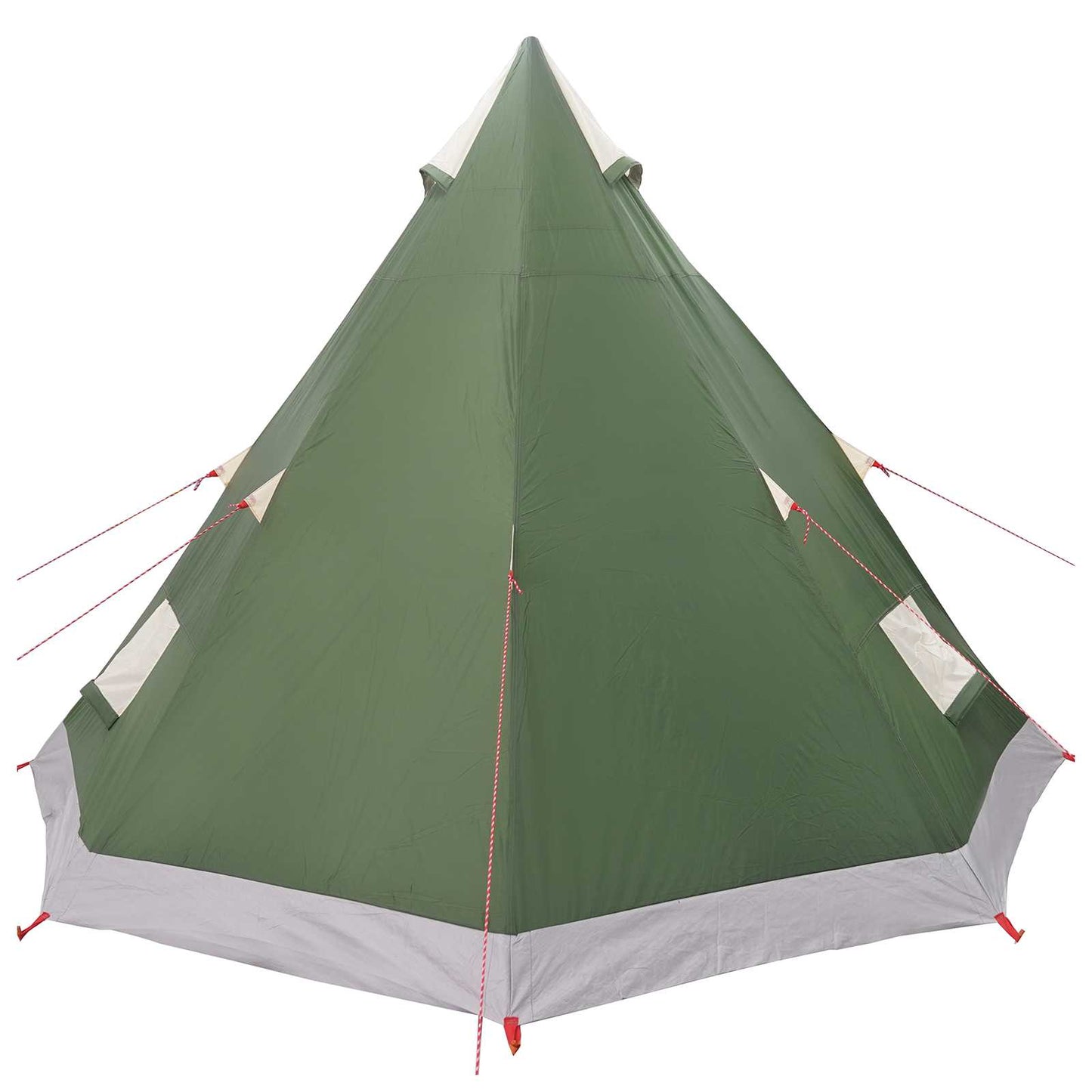 3 person Grønn 185T Polyester med PU Belegg