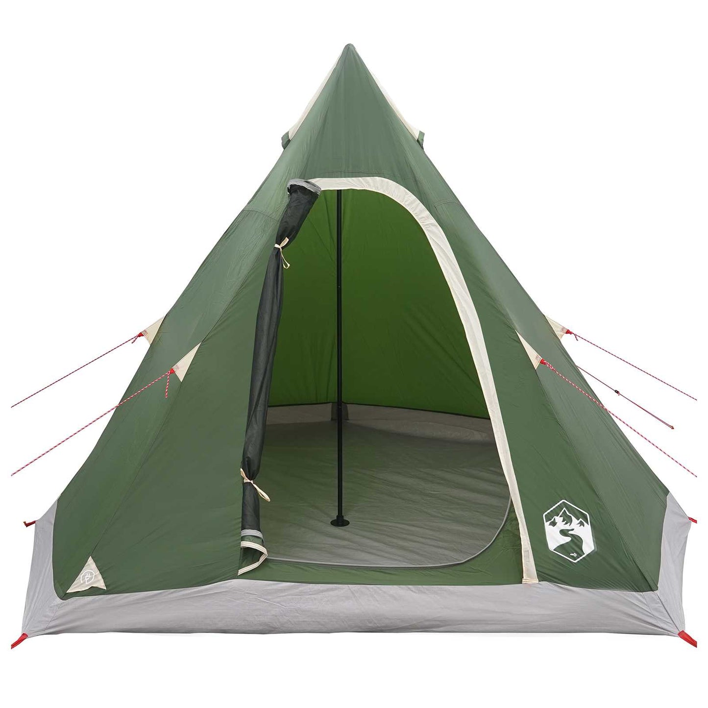 3 person Grønn 185T Polyester med PU Belegg