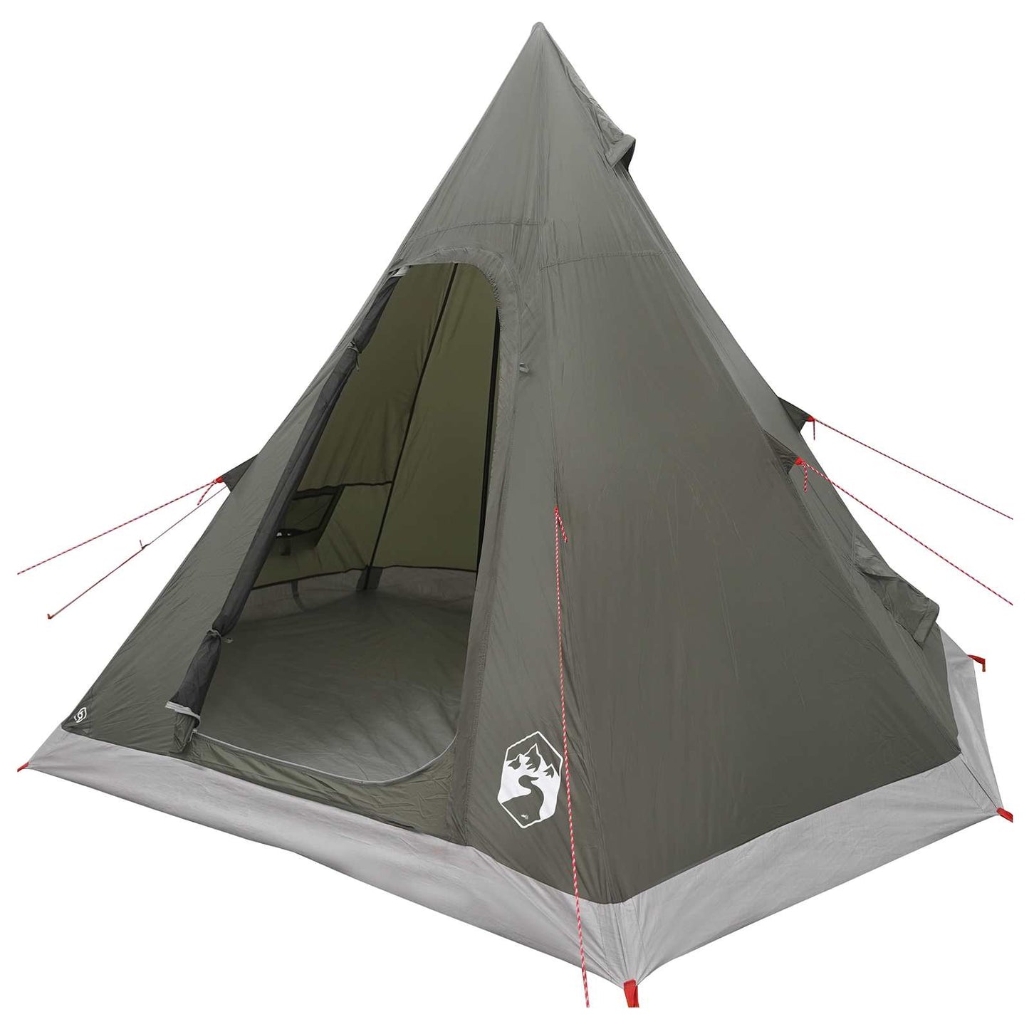 3 person Army grønn 185T Polyester med PU Belegg