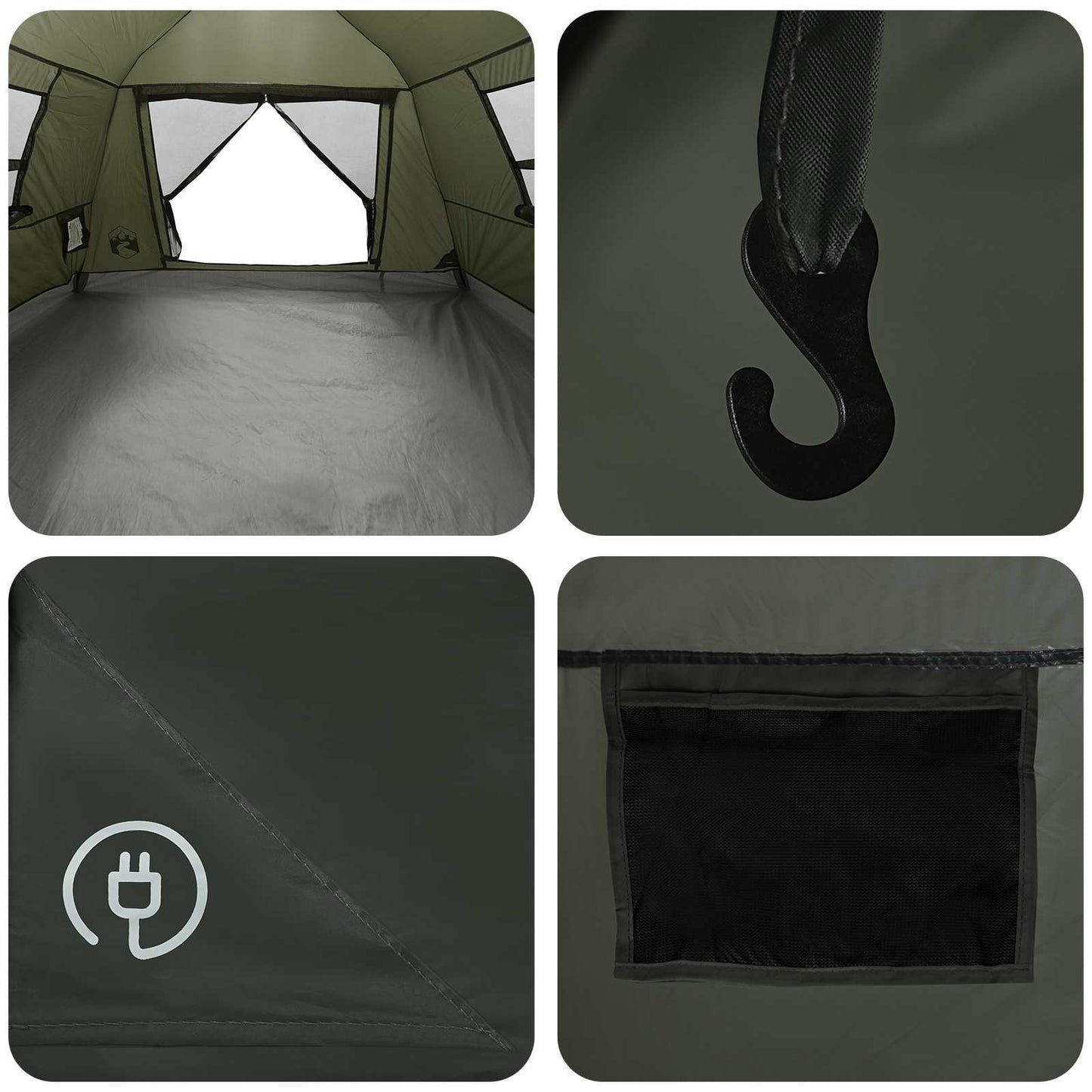 Sofaputestopper Vannavstøtende 2 person Army grønn