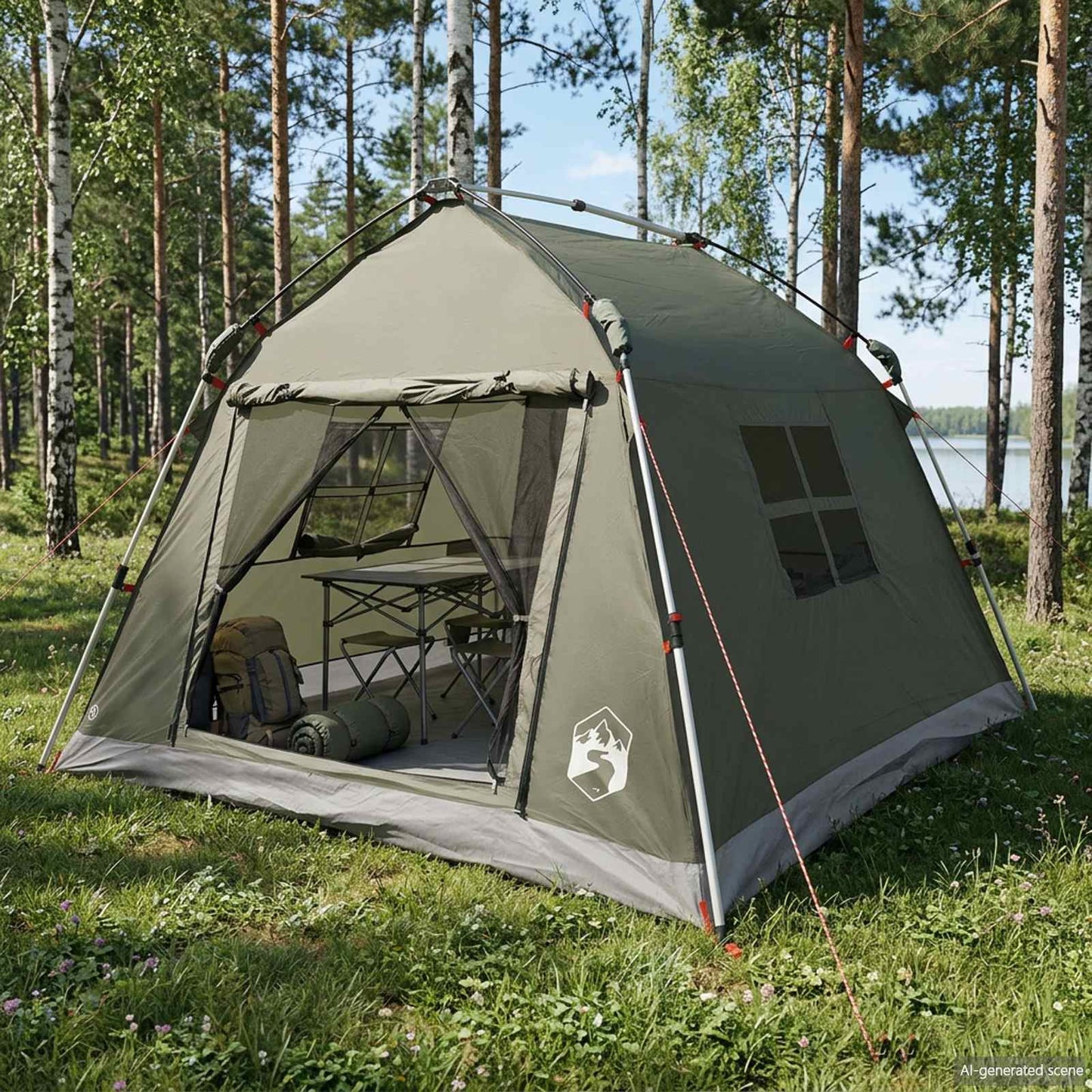Sofaputestopper Vannavstøtende 2 person Army grønn