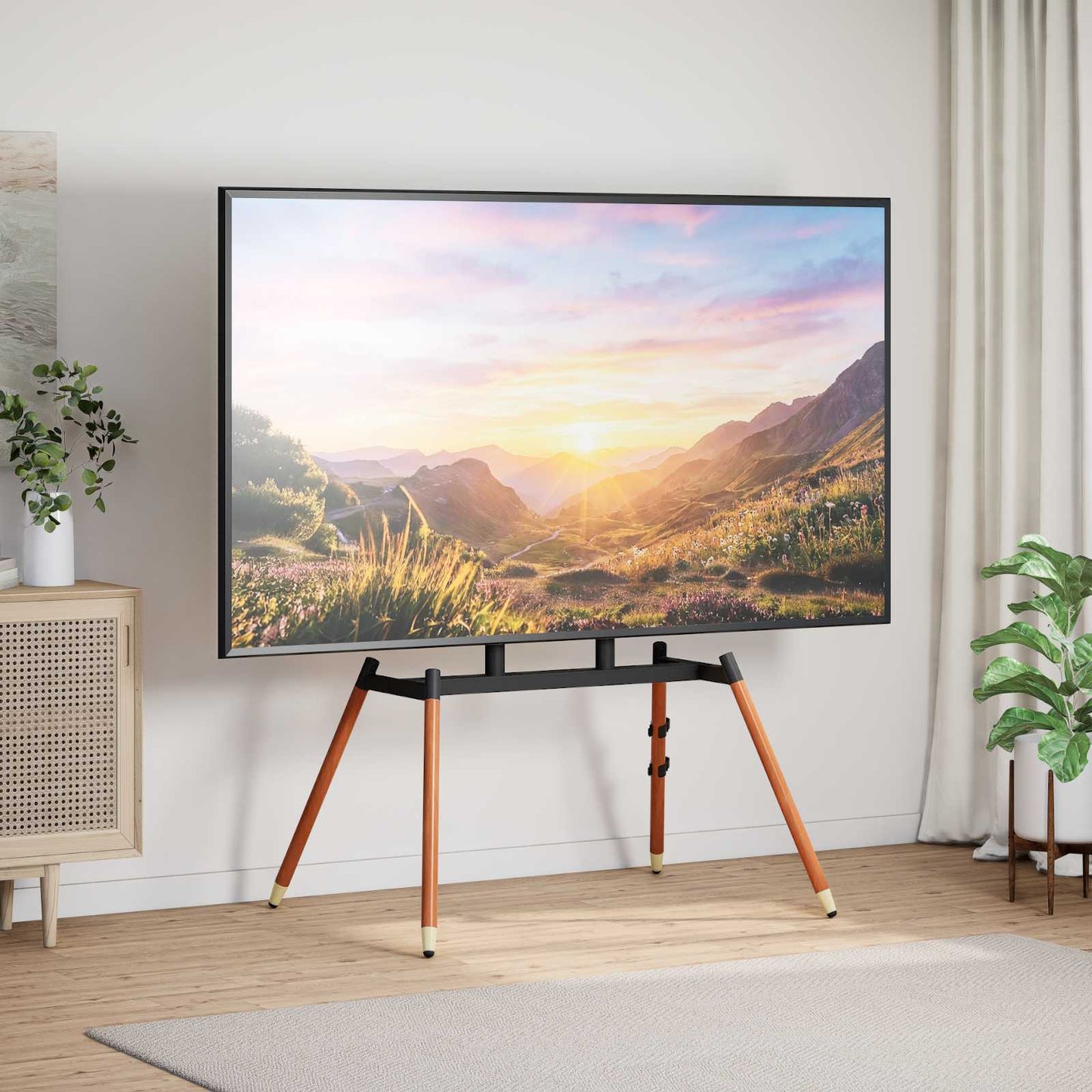 Staffeli TV-stativ for 37-86 Inch Screen Maks VESA 400x600mm