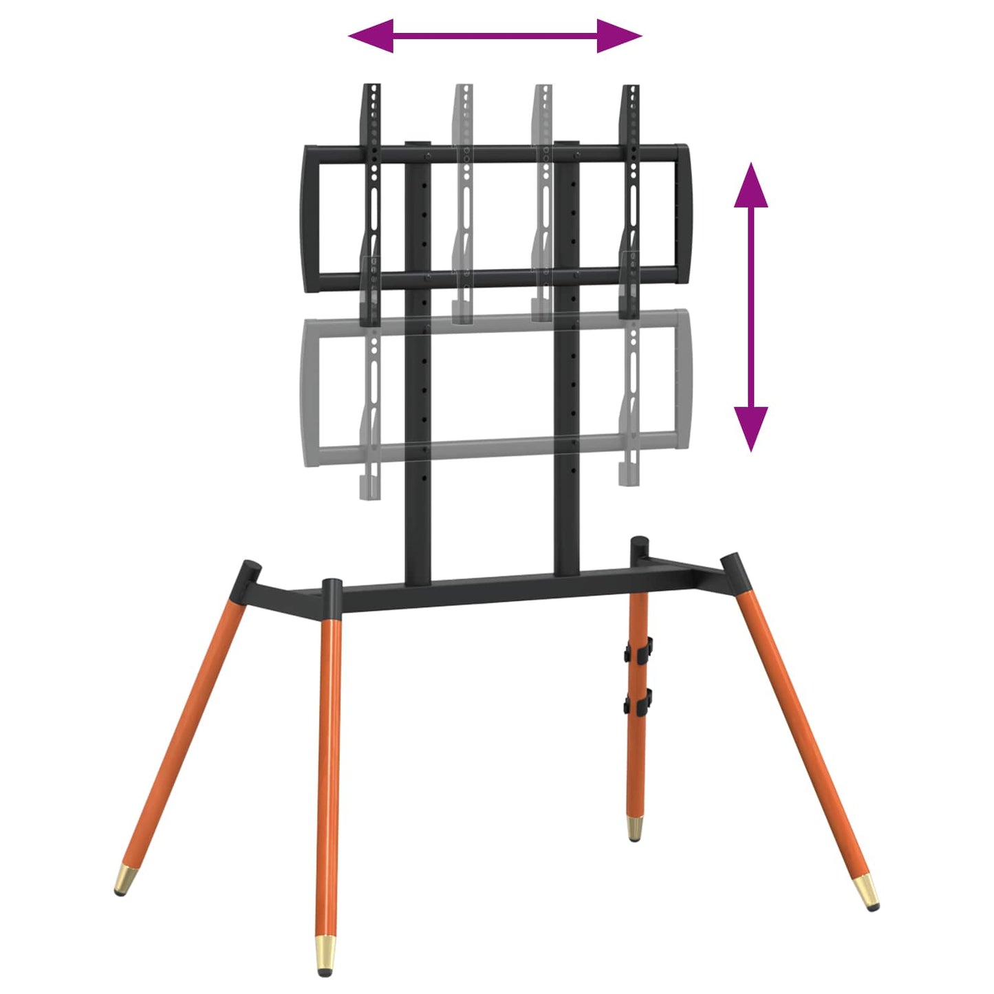 Staffeli TV-stativ for 37-86 Inch Screen Maks VESA 400x600mm